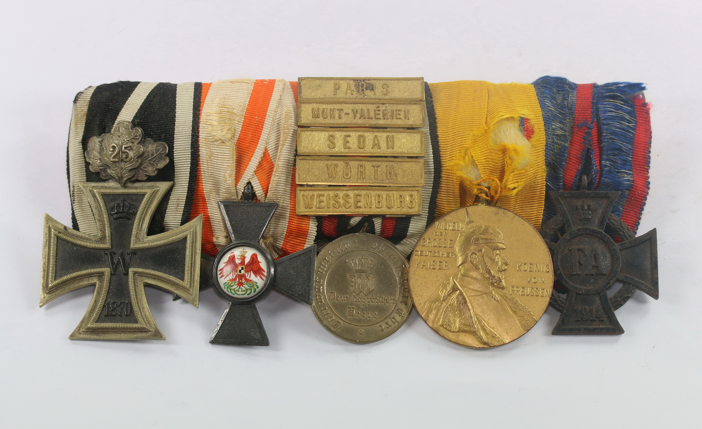 ordensschnalle_5x_1870_1_ Ordensschnalle 5X 1870 – Bild 1