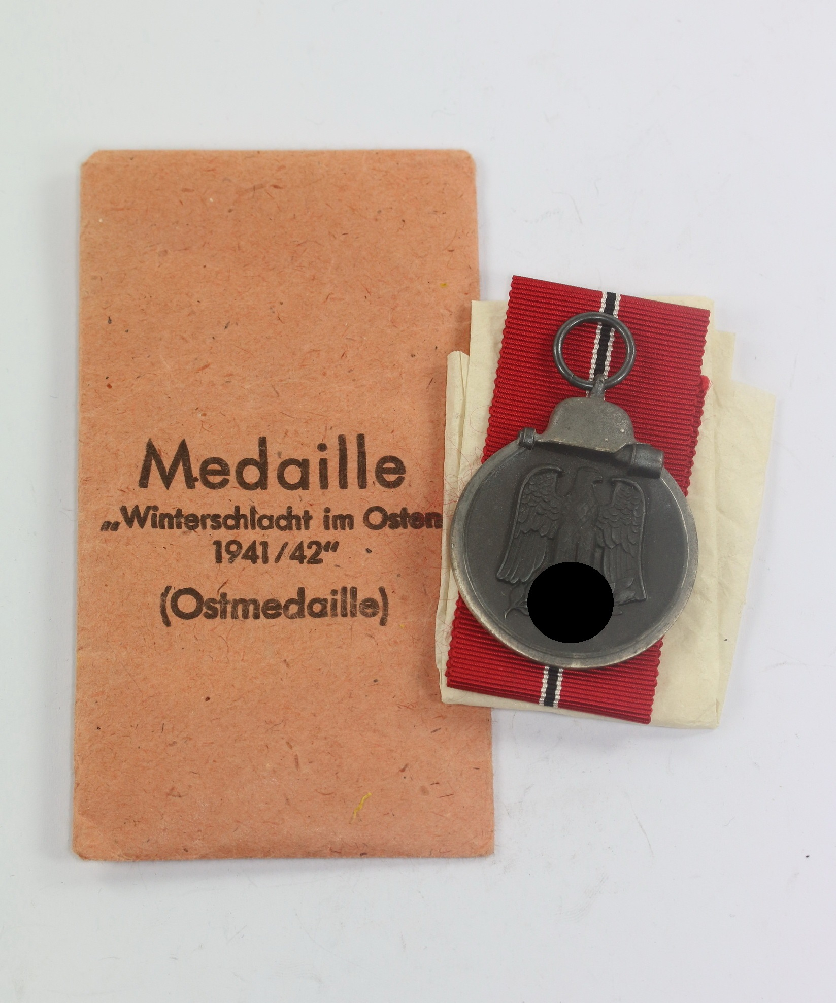 Eastern Front Medal in Envelope. Maker 20, C.F. Zimmermann Pforzheim – Bild 1