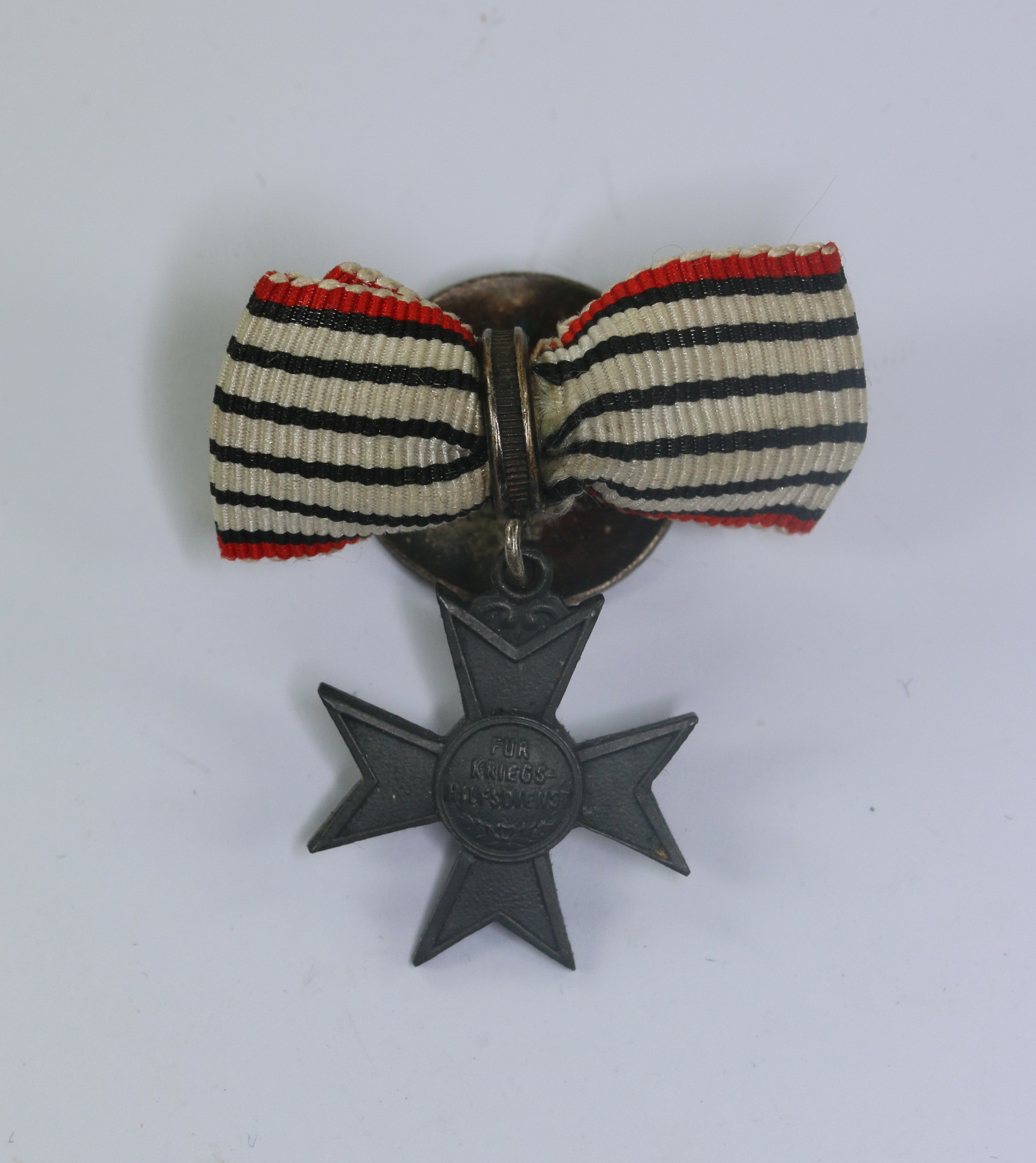 Prussia, 16mm Miniature War Merit Cross for Auxiliaries. – Bild 1