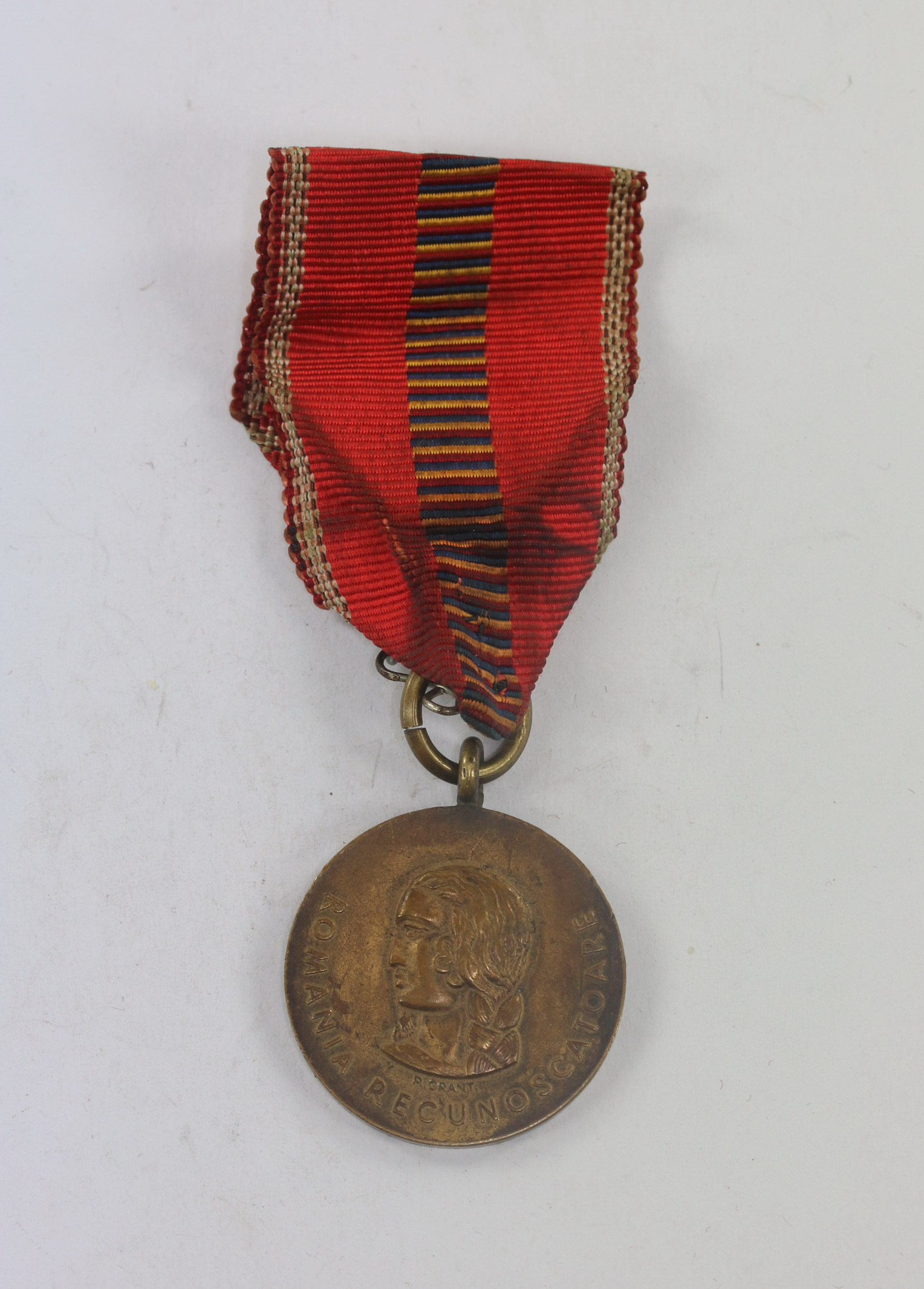 Rumänien, Medaille Kreuzzug gegen den Kommunismus - Romania Recunoscatoare – Bild 1