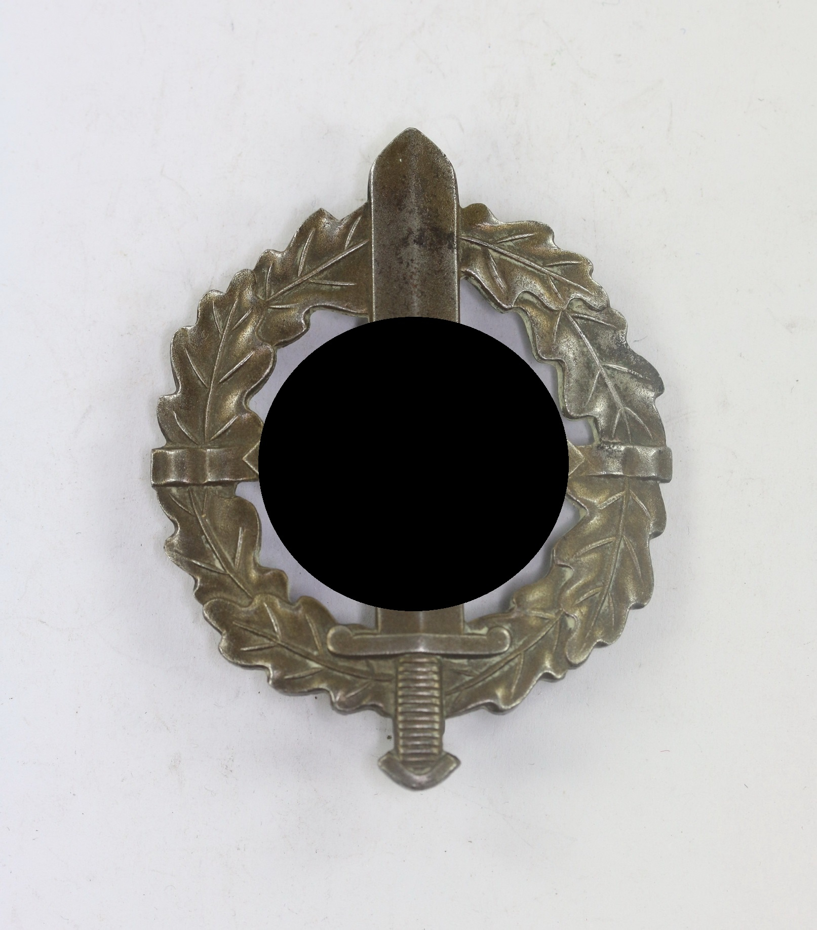 sa_wehrabzeichen_in_bronze_hst Bronze SA Military Sport Badge. Maker E. Schneider Lüdenscheid, Eigentum D.S.A. Sportabzeichen Hauptstelle – Bild 1