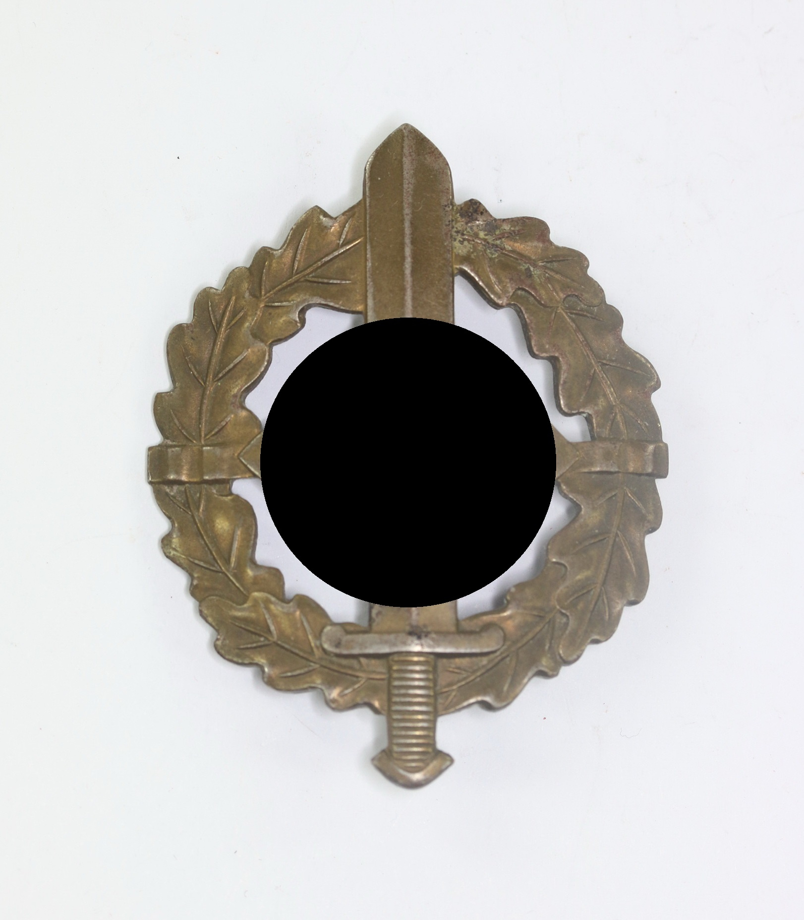  SA Wehrsportabzeichen in Bronze, Hst. E. Schneider Lüdenscheid, Eigentum d. S.A. Sportabzeichen Hauptstelle – Bild 1