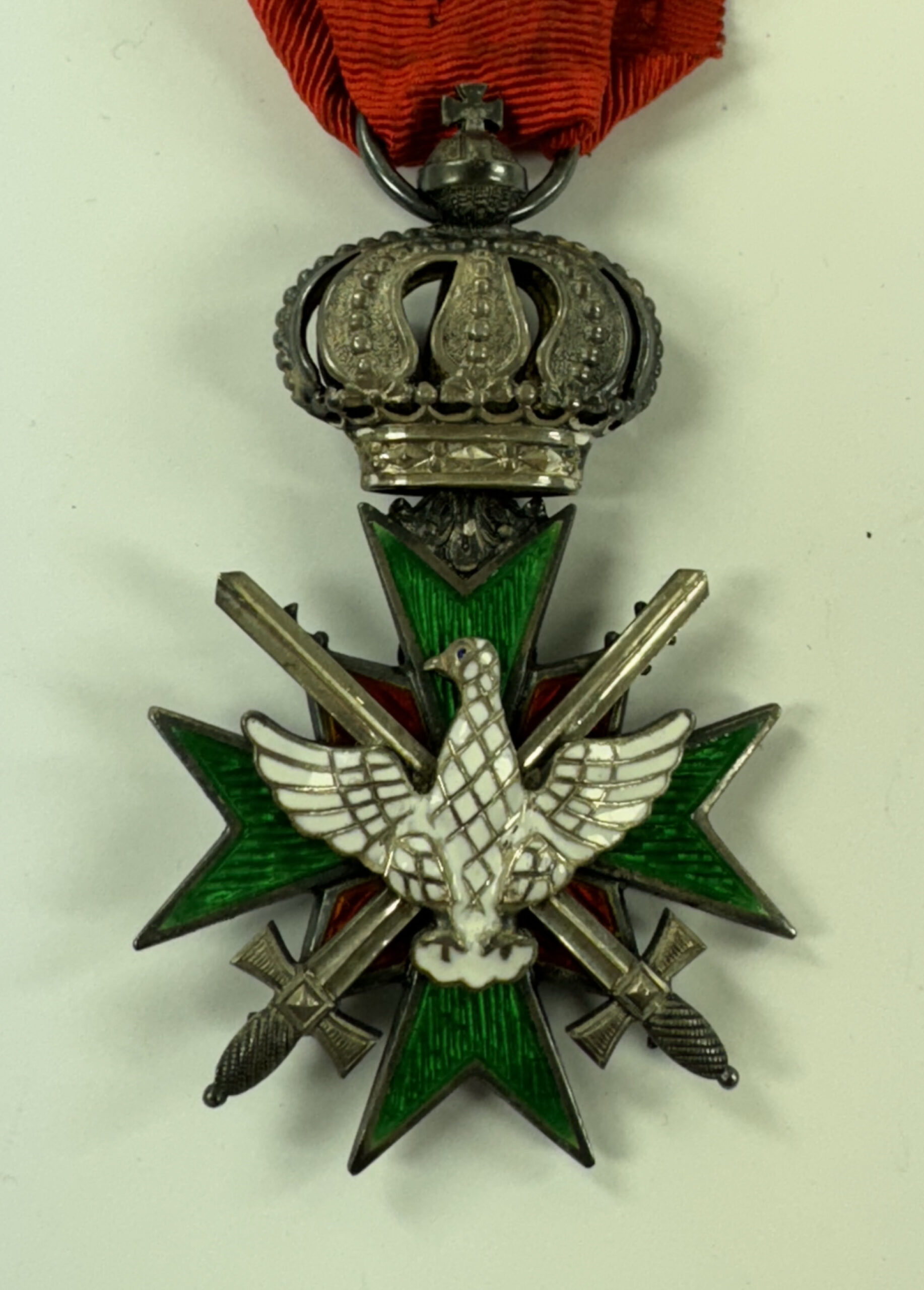 sachsenweimar_hausorden_der_wachsamkeit_oder_vom_wei_en_falken_ritterkreuz_ii Sachsen-Weimar, Hausorden der Wachsamkeit oder vom Weißen Falken, Ritterkreuz II. Abteilung mit Schwertern – Bild 1