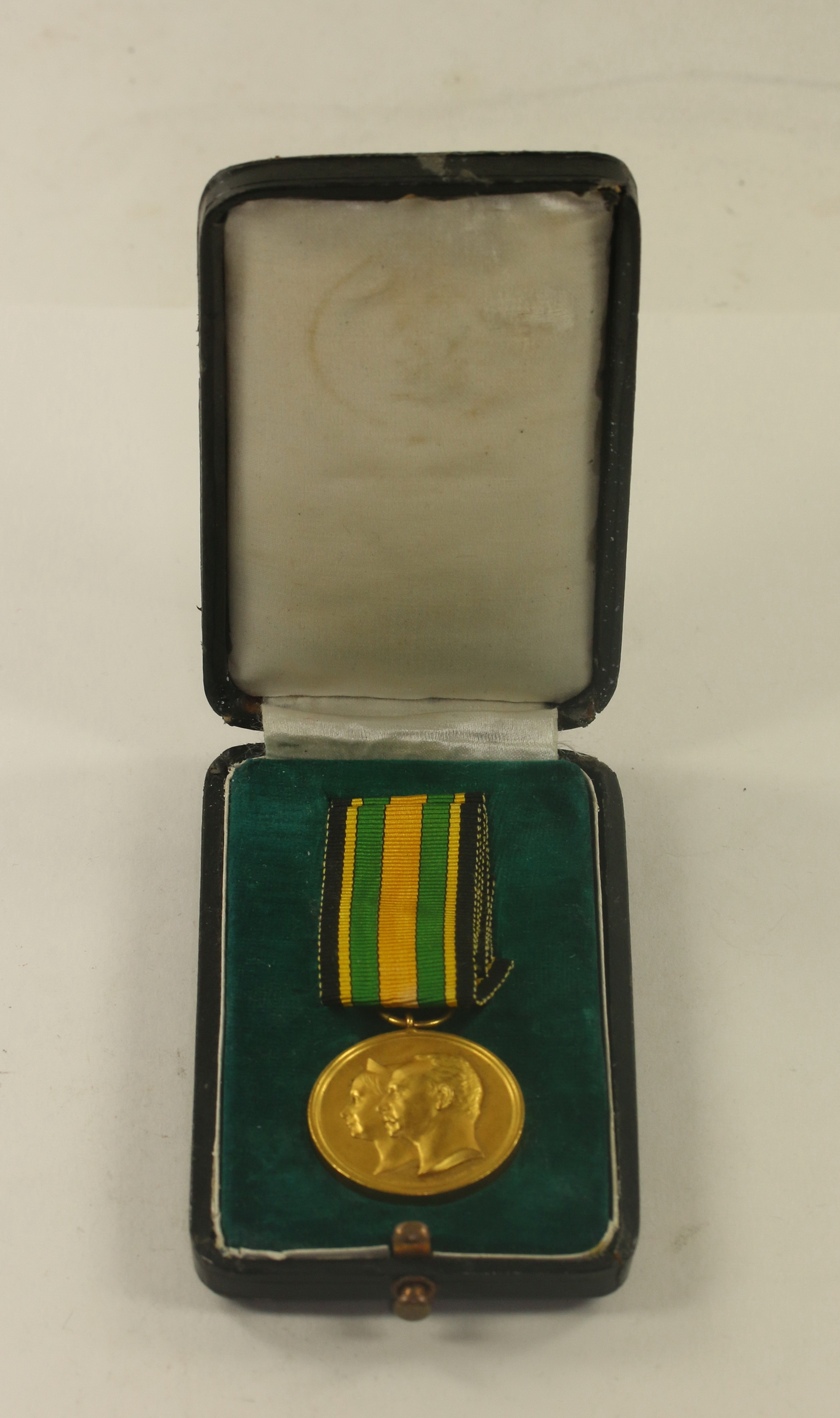 Sachsen-Weimar, Jubiläumsmedaille zur Erinnerung an die Goldene Hochzeit 8.October 1842 - 1892, im Etui – Bild 1