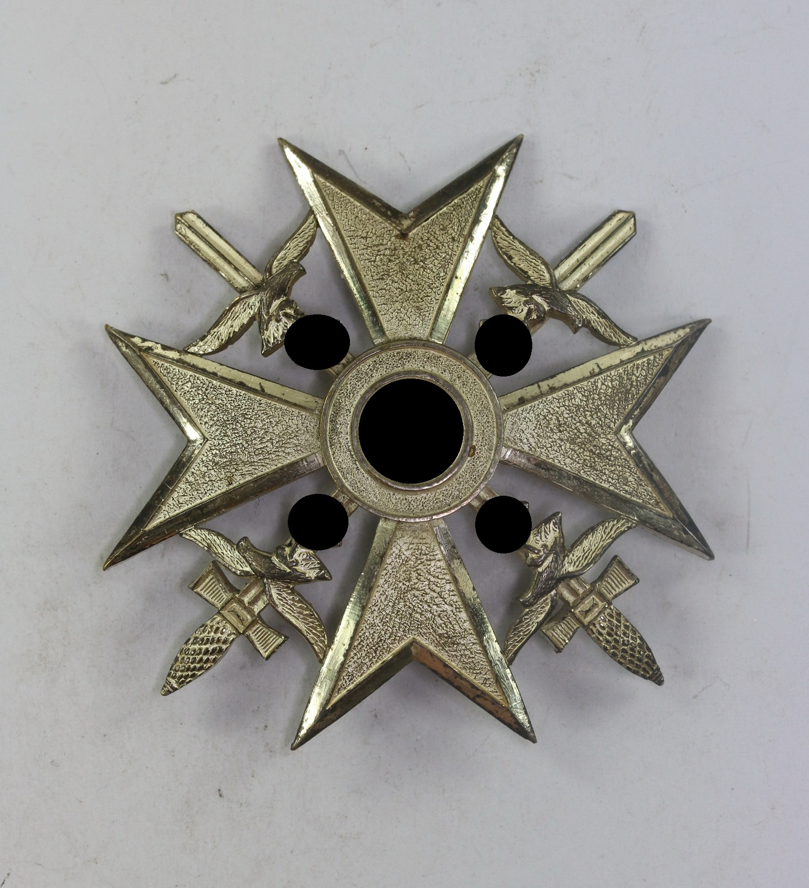 Silver Spanish Cross with Swords. Maker L/15 (Otto Schickle, Pforzheim) – Bild 1