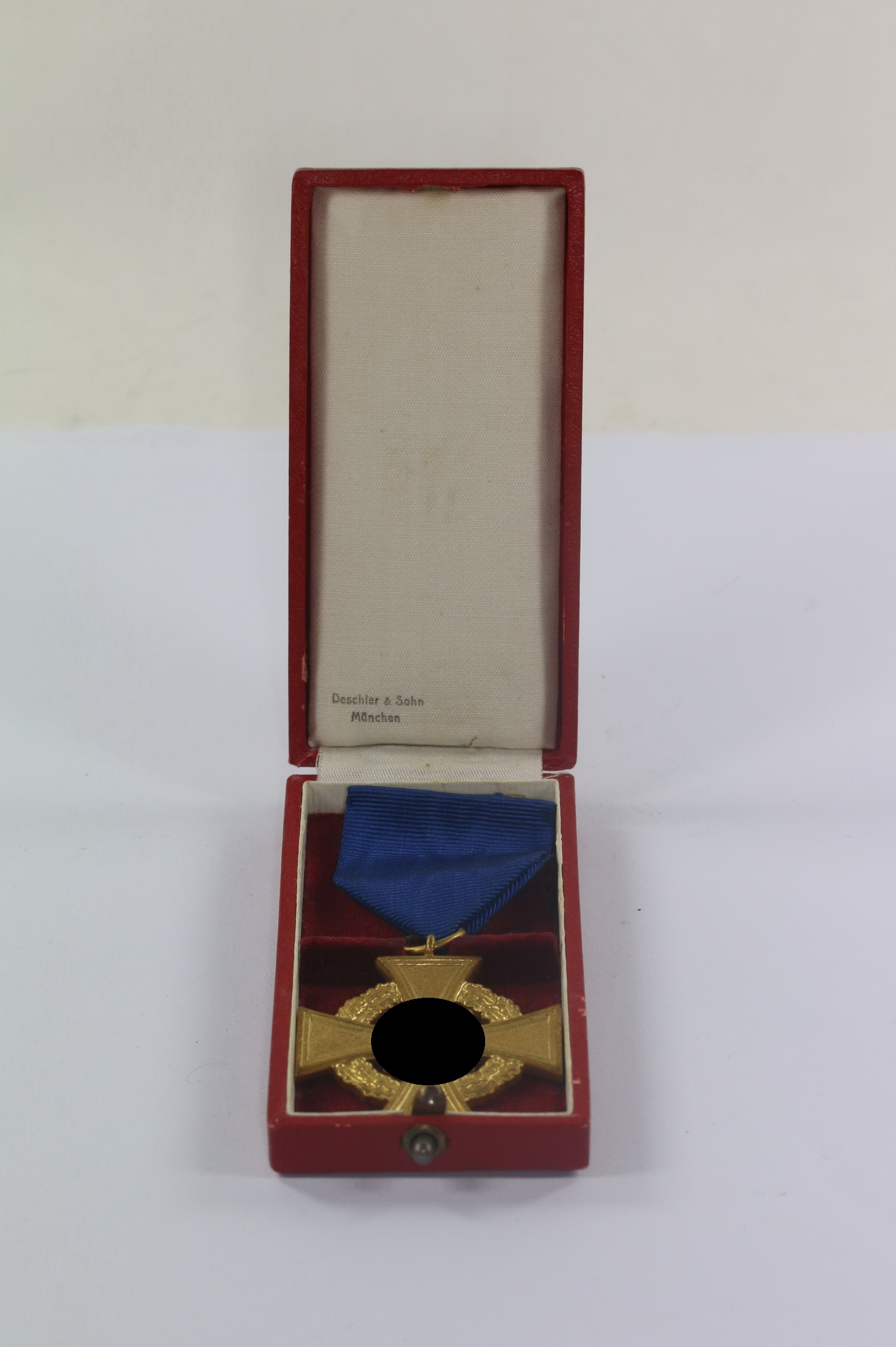 treudienstehrenzeichen_in_gold_40_jahre_im_etui_deschler_sohn_m_nchen_1__1_5 Treudienstehrenzeichen in Gold (40 Jahre), im Etui Deschler & Sohn München – Bild 1
