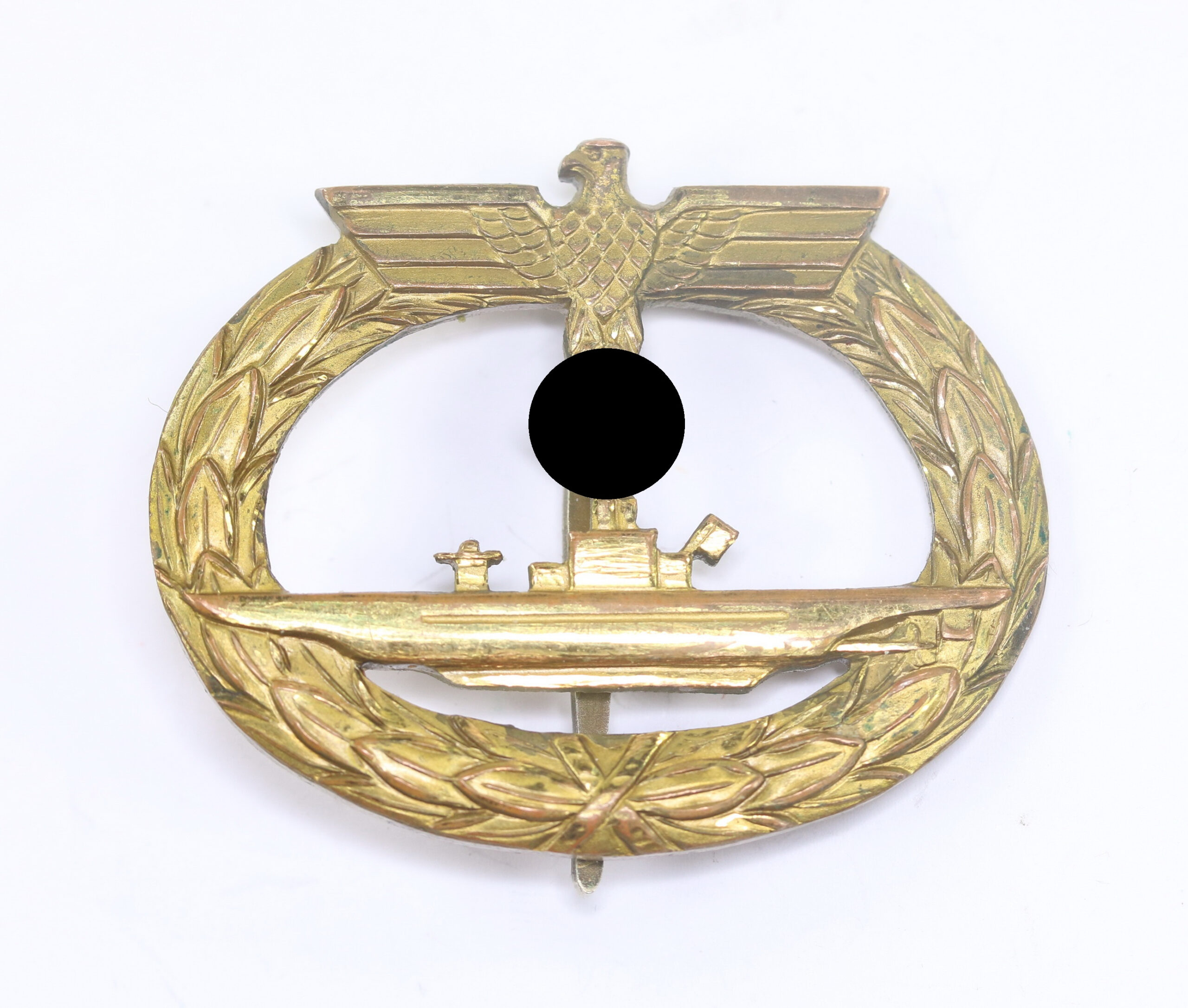 ubootskriegsabzeichen_1939_beco__b_rger_co U-Bootskriegsabzeichen 1939, Beco - Börger & Co., Berlin (Buntmetall) – Bild 1