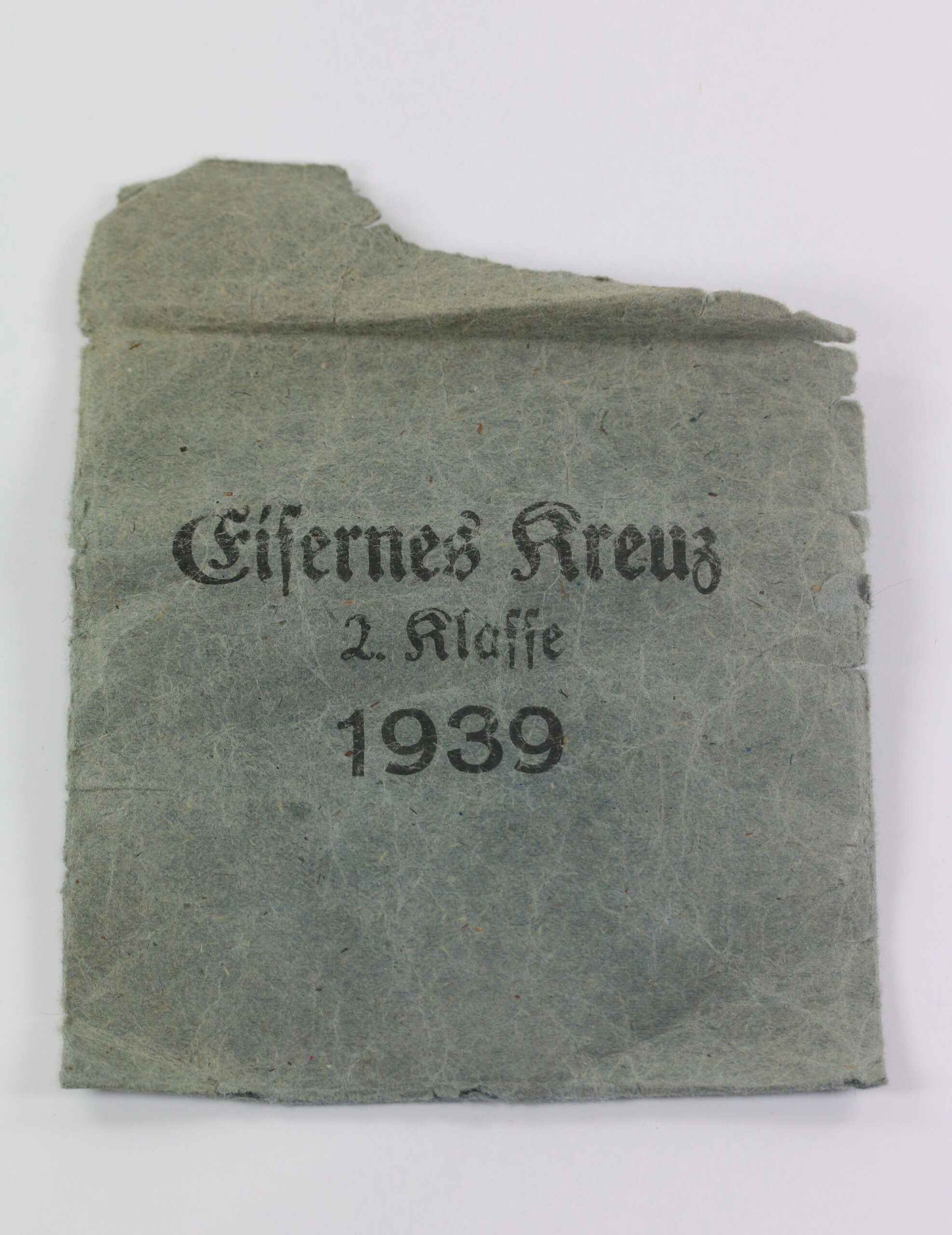 Verleihungstüte Eisernes Kreuz 2. Klasse 1939, E. Fred. Wiedmann Frankfurt a. Main G10 – Bild 1