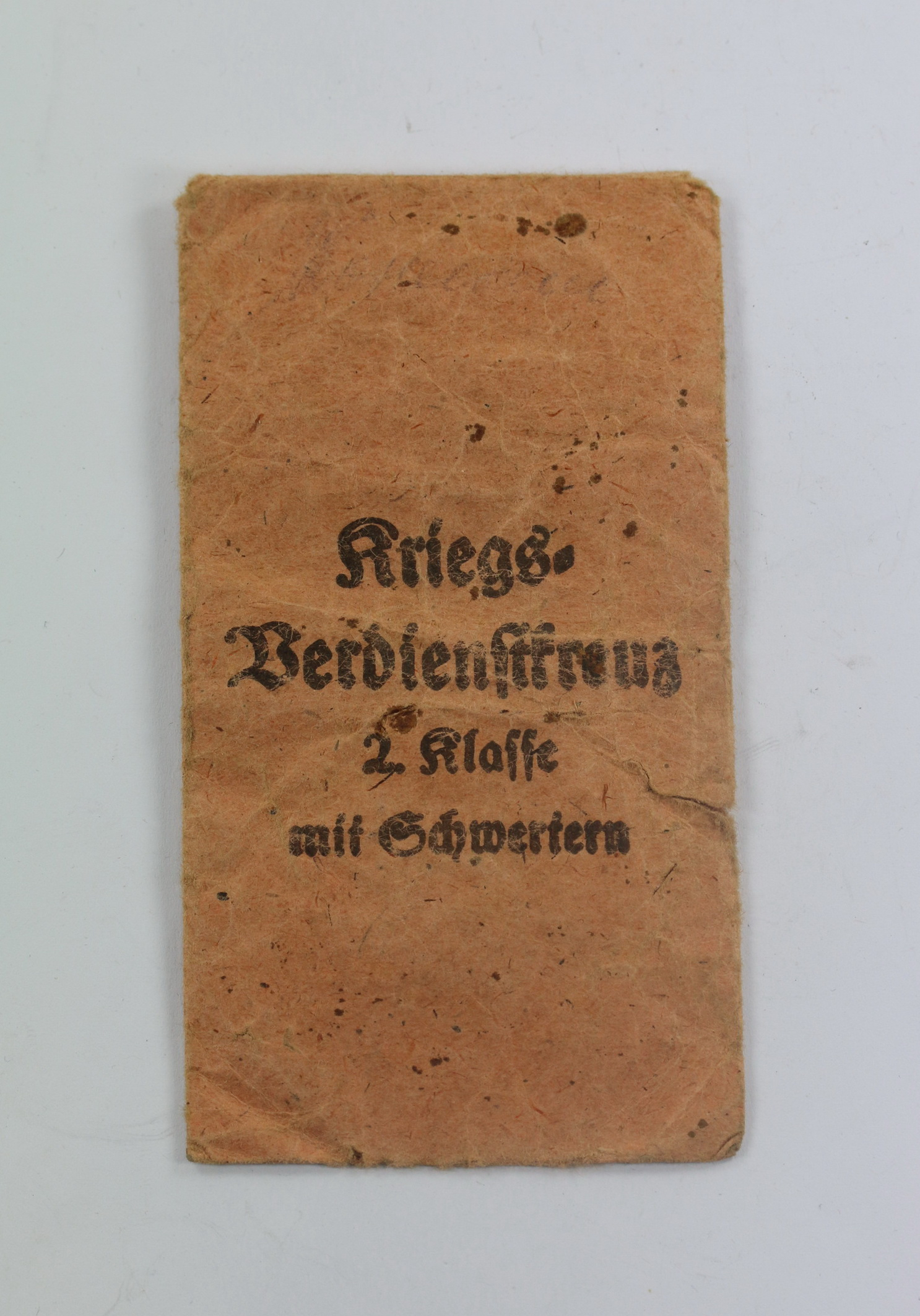 Envelope for the War Merit Cross 2nd Class with Swords, Frank & Reif Stuttgart – Bild 1