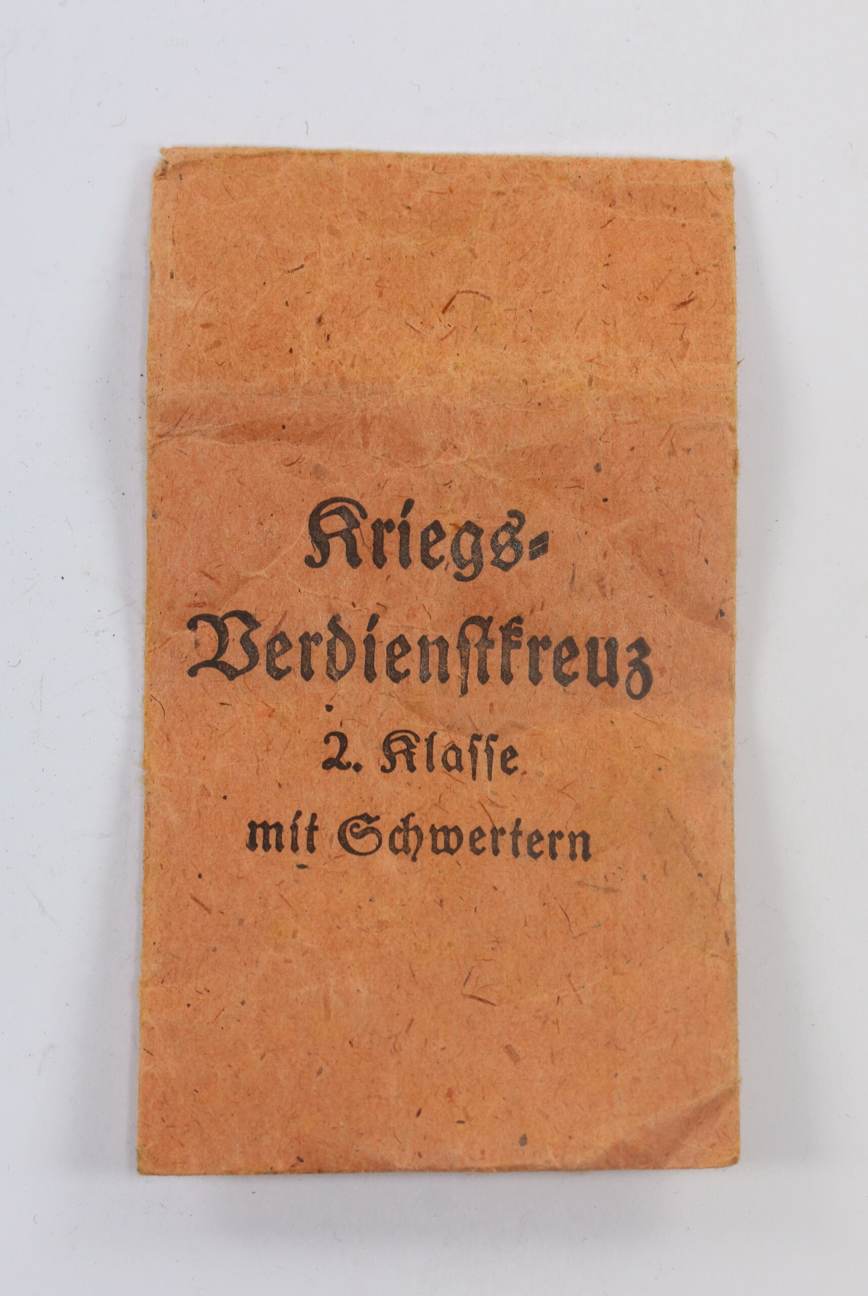 Verleihungstüte Kriegsverdienstkreuz 2. Klasse mit Schwertern, Klein & Quenzer A.G. Oberstein – Bild 1