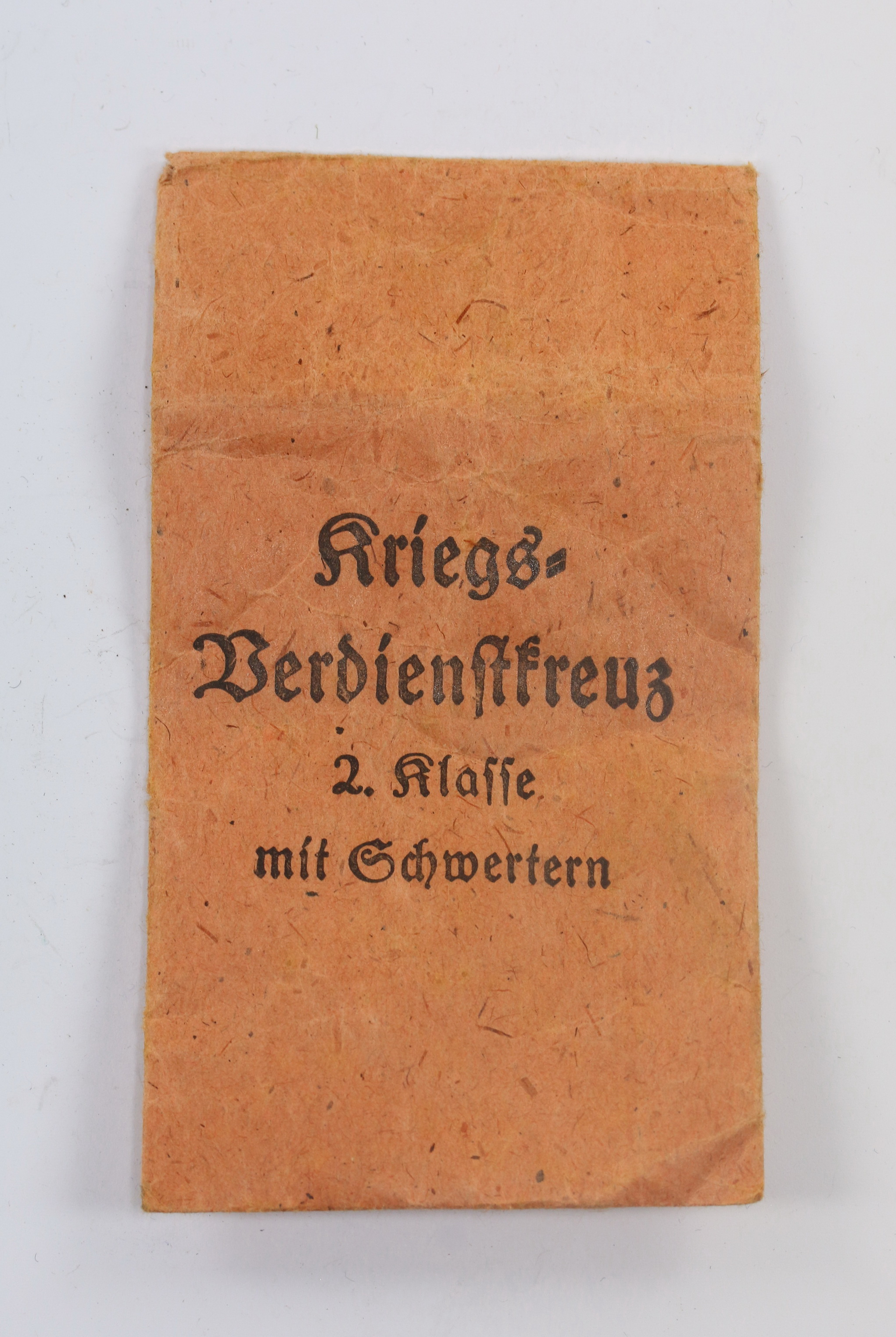 verleihungst_te_kriegsverdienstkreuz_2 Envelope for the War Merit Cross 2nd Class with Swords, Klein & Quenzer A.G. Oberstein – Bild 1