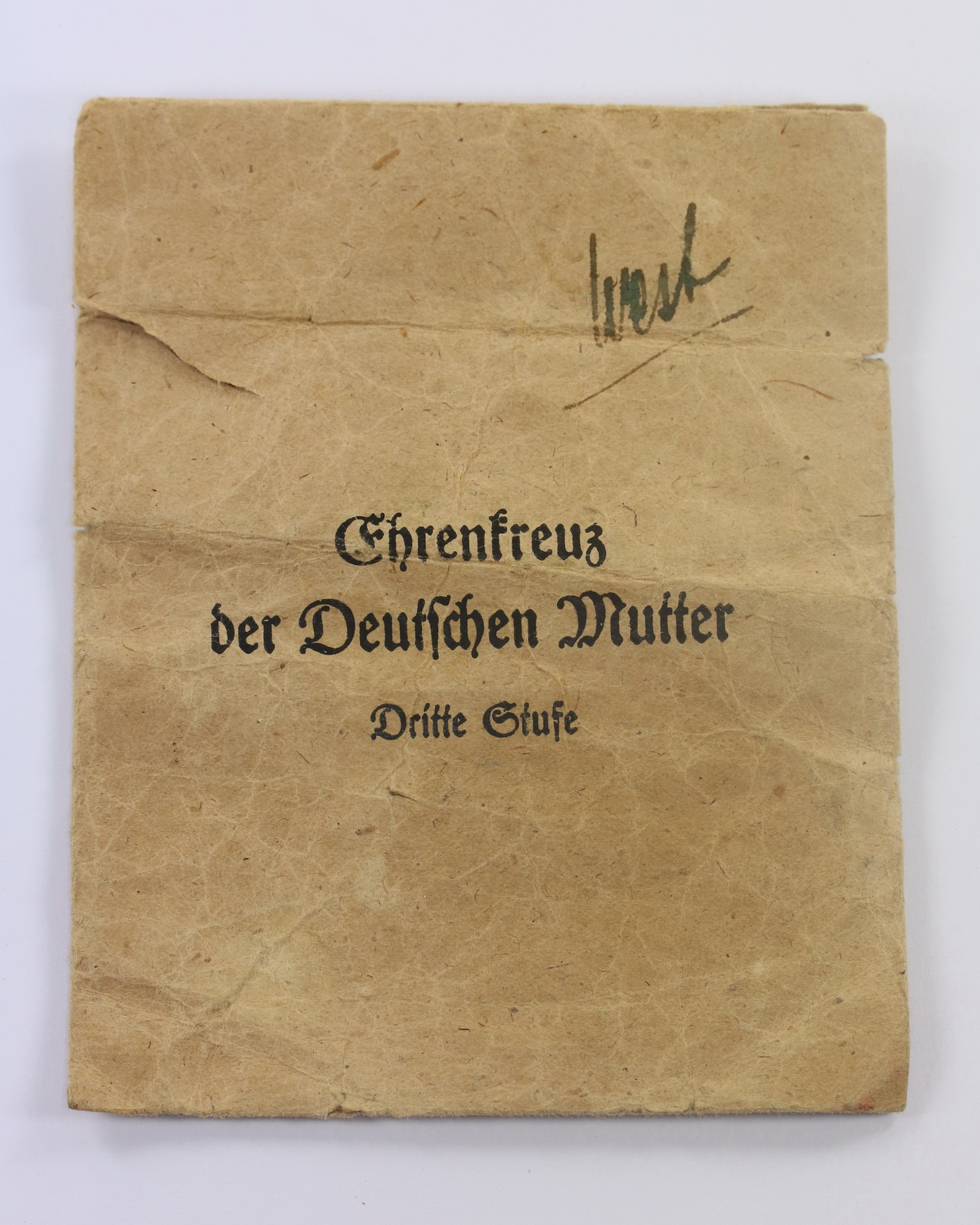 Verleihungstüte Mutterkreuz in Bronze, Karl Hensler Pforzheim – Bild 1