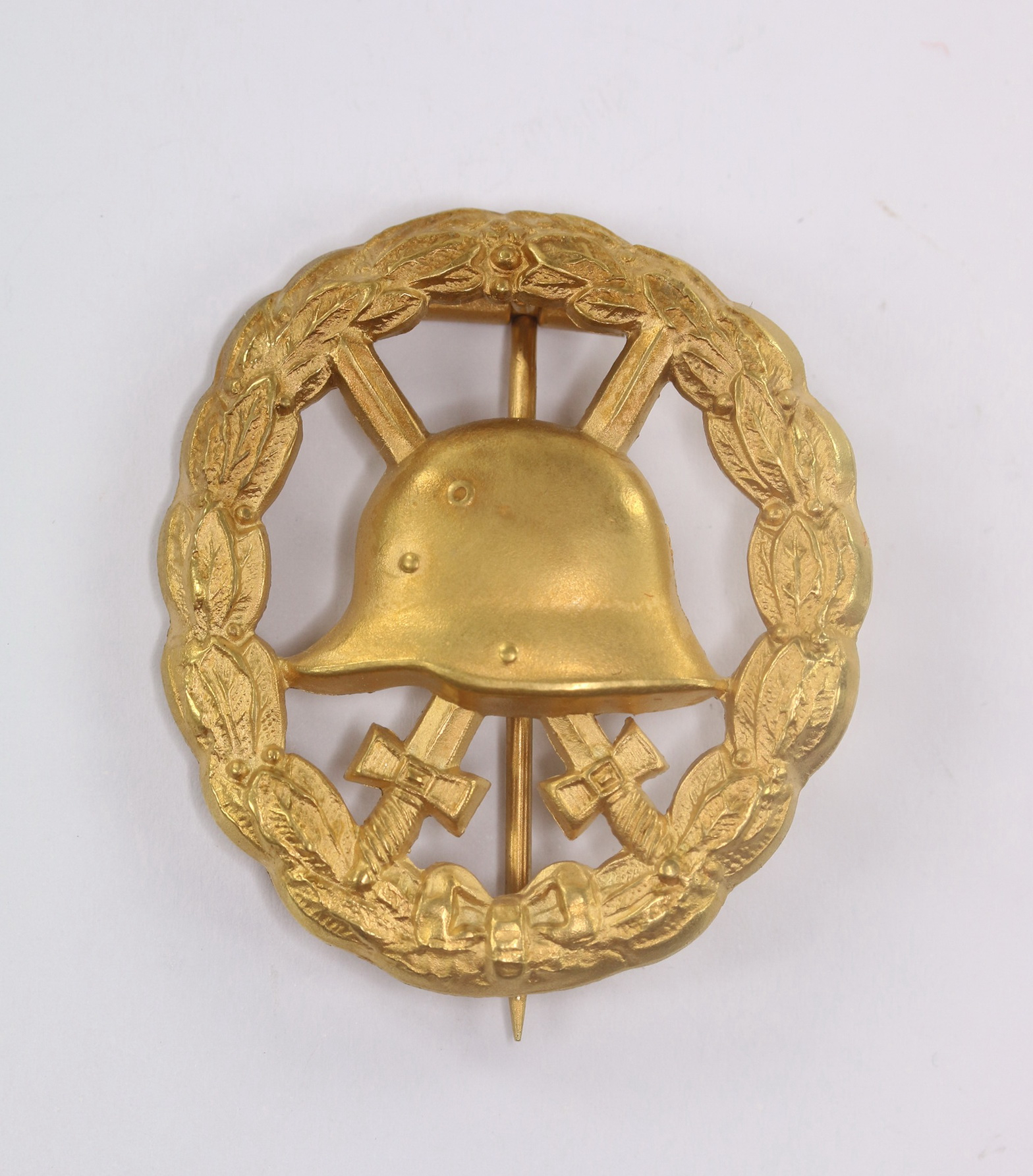 verwundetenabzeichen_in_gold_1918_durchbrochen_1_ Gold Wound Badge 1918, Pierced Out. – Bild 1