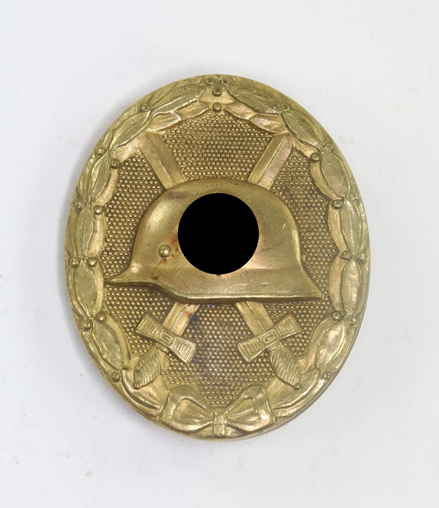 Gold Wound Badge. Maker 30 (Hauptmünzamt Wien), Wide Pin. – Bild 1