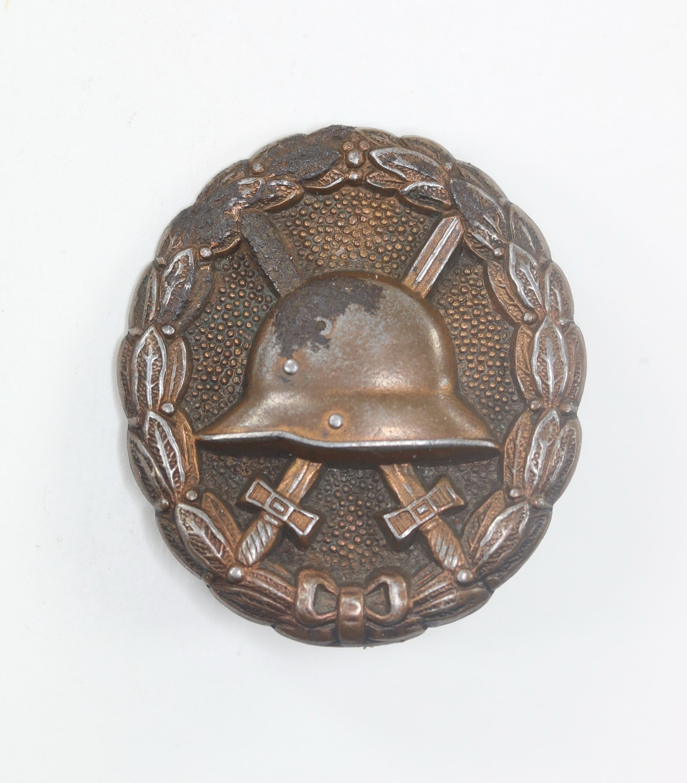 verwundetenabzeichen_in_schwarz_1918_an_schraube_und_scheibe_d Verwundetenabzeichen in Schwarz 1918, an Schraube und Scheibe, D.R.G.M. 653146 – Bild 1