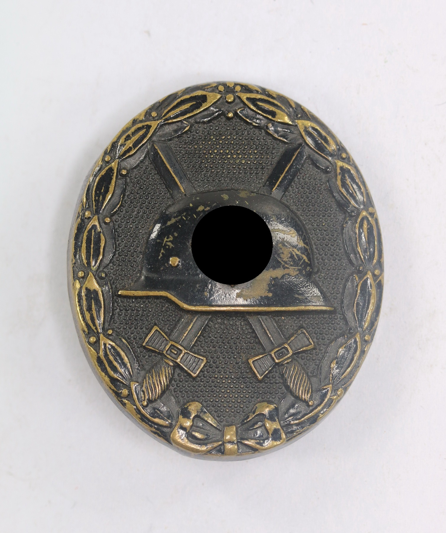 verwundetenabzeichen_in_schwarz_1939_buntmetall_ohne_hersteller_1__47 Black Wound Badge 1939. – Bild 1