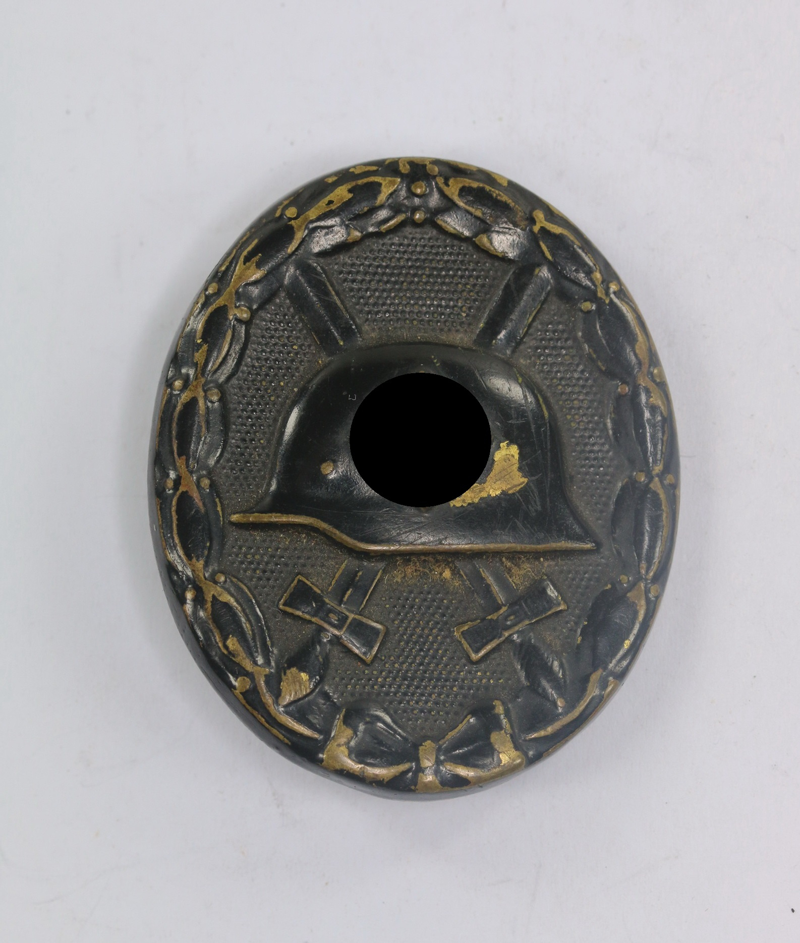 verwundetenabzeichen_in_schwarz_1939_buntmetall_ohne_hersteller_1__55 Black Wound Badge 1939. – Bild 1