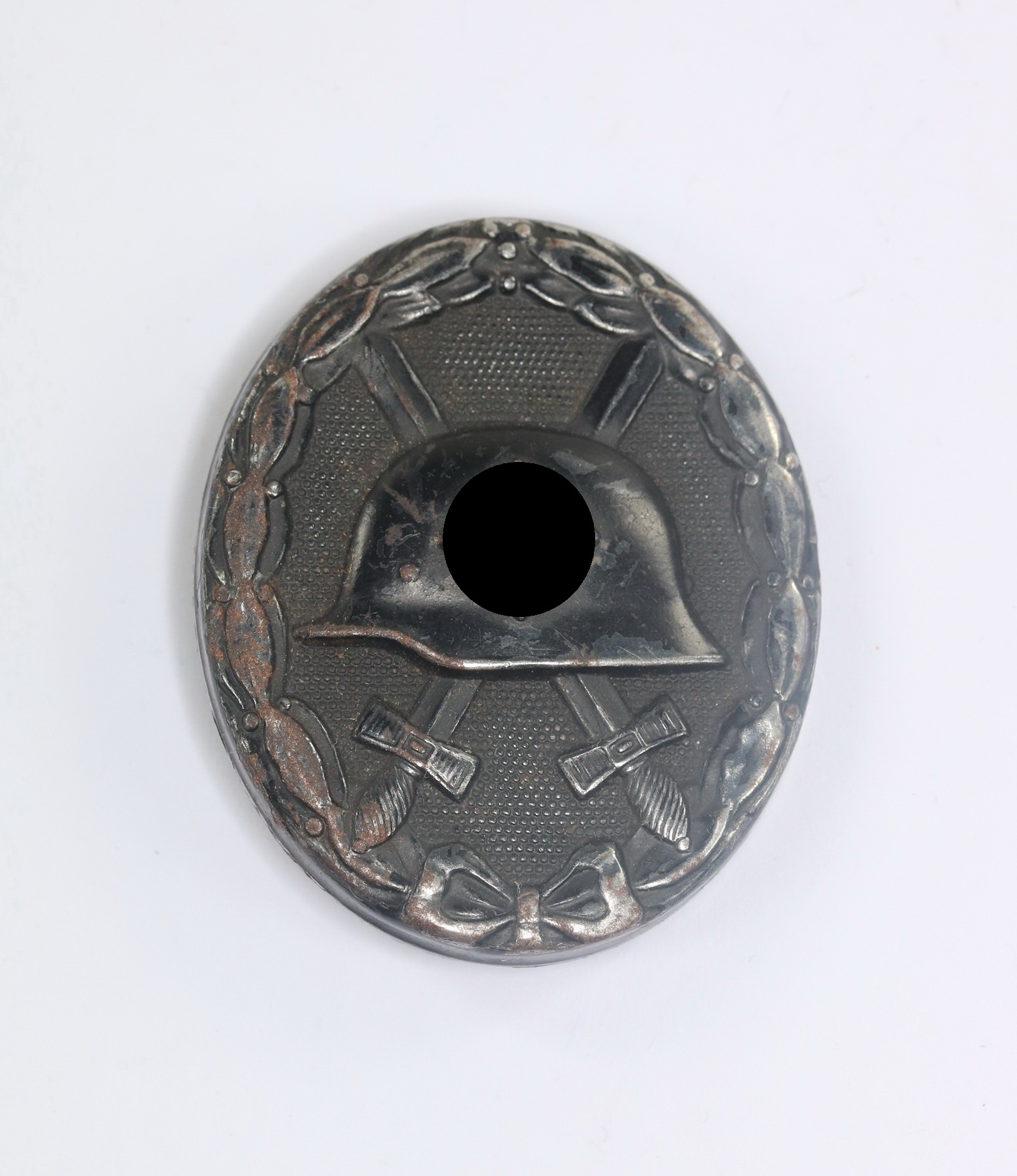 Verwundetenabzeichen in Schwarz 1939, Hst. 100 (Wächtler & Lange, Mittweida) – Bild 1