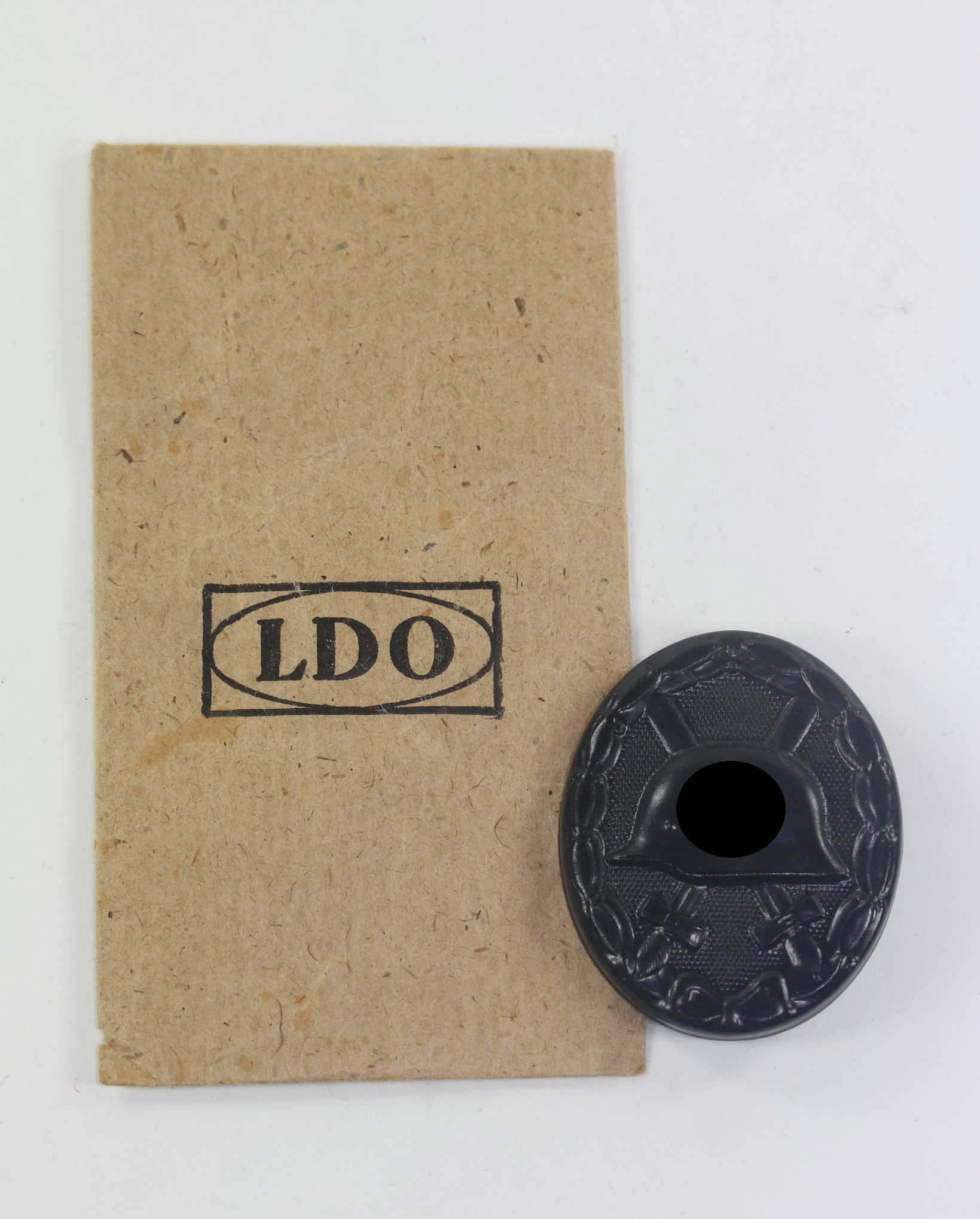 Black Wound Badge in LDO Envelope. Maker 4 (Steinhauer & Lück). – Bild 1