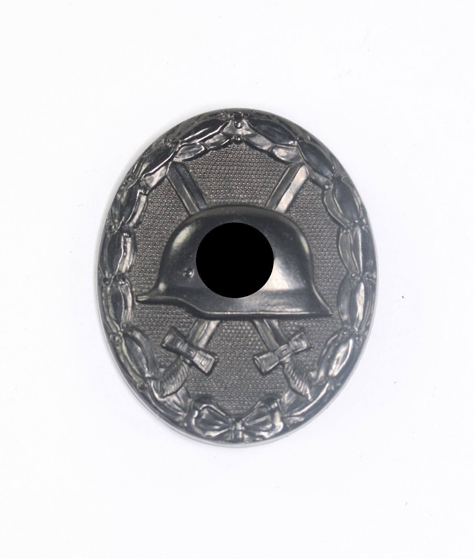 Black Wound Badge 1939. Maker L55 (Rudolf Wächtler & Lange, Mittweida) – Bild 1