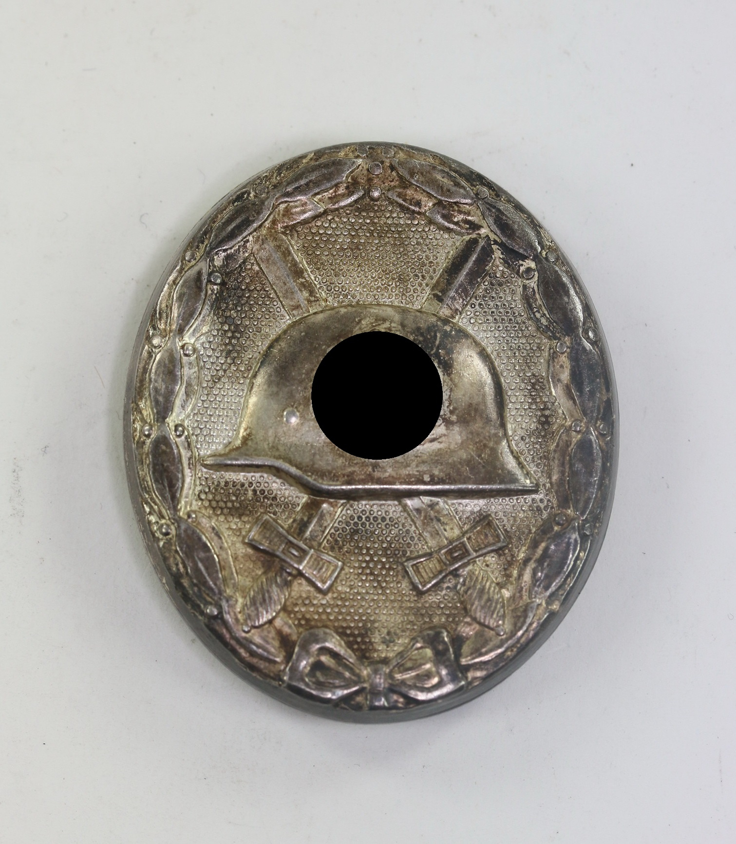 verwundetenabzeichen_in_silber_1939_hohlegepr_gt_1__1 Silver Wound Badge 1939. Hollow Pattern. – Bild 1