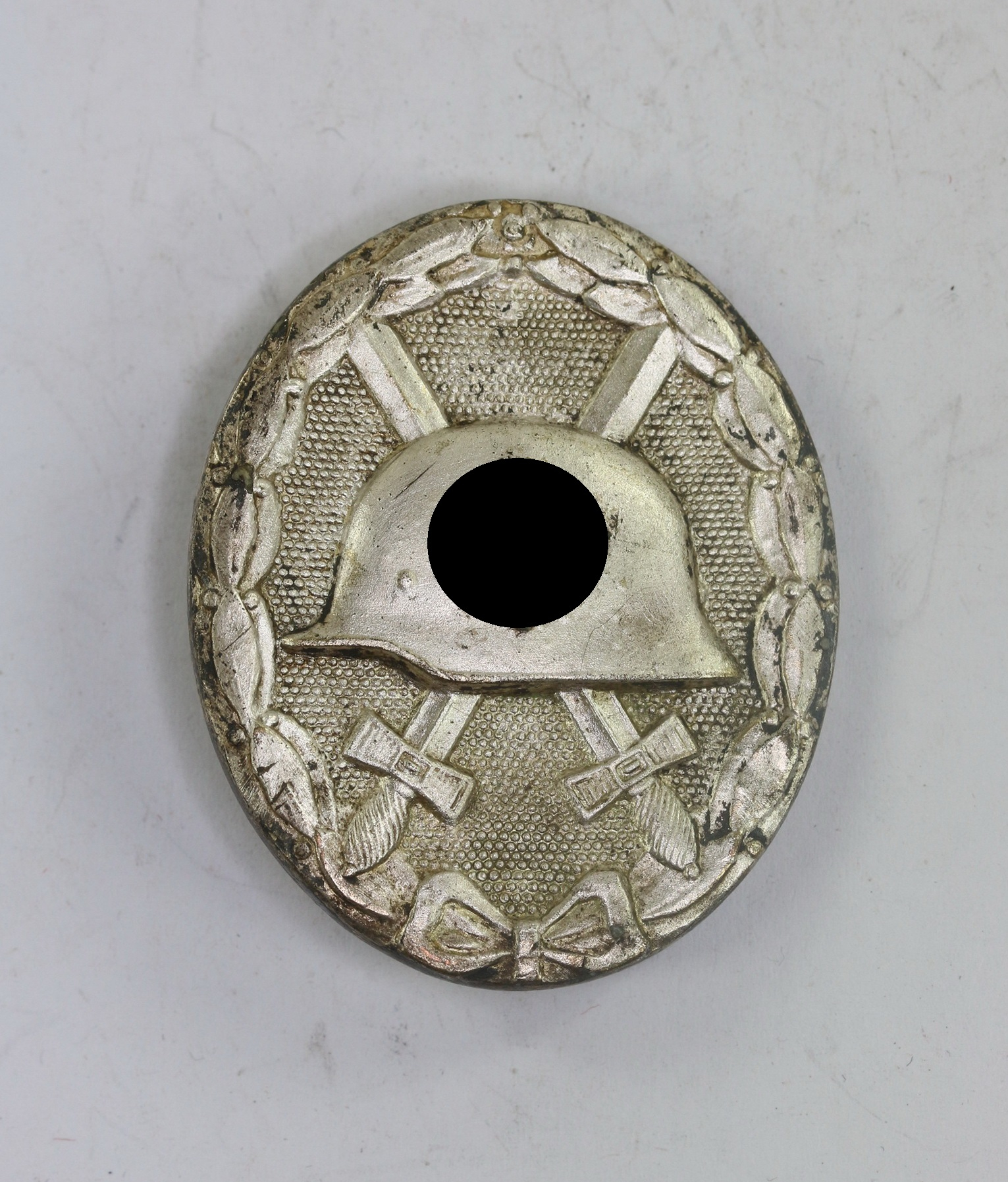 Silver Wound Badge 1939. Maker 100 (Wächtler & Lange, Mittweida) – Bild 1