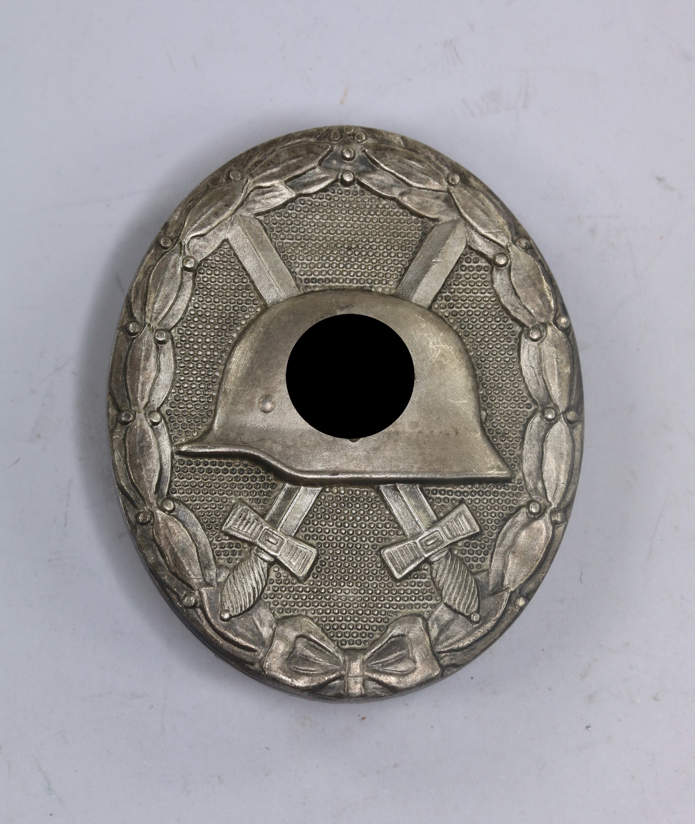 verwundetenabzeichen_in_silber_1939_hst Verwundetenabzeichen in Silber 1939, Hst. 30, breite Nadel (!) – Bild 1