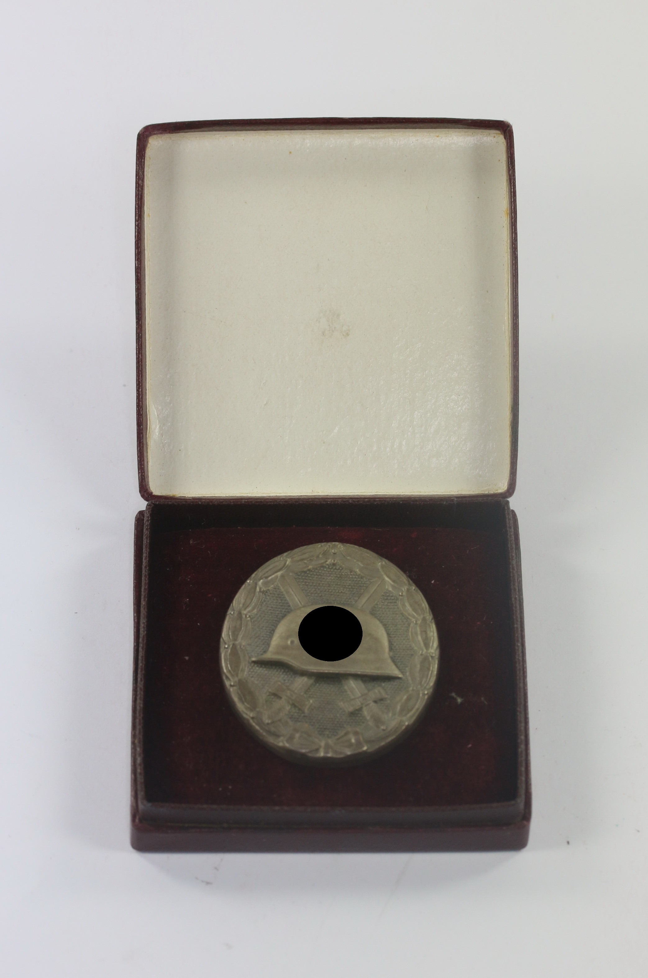Cased Silver Wound Badge. Maker 4 (Steinhauer & Lück, Lüdenscheid), im Etui – Bild 1