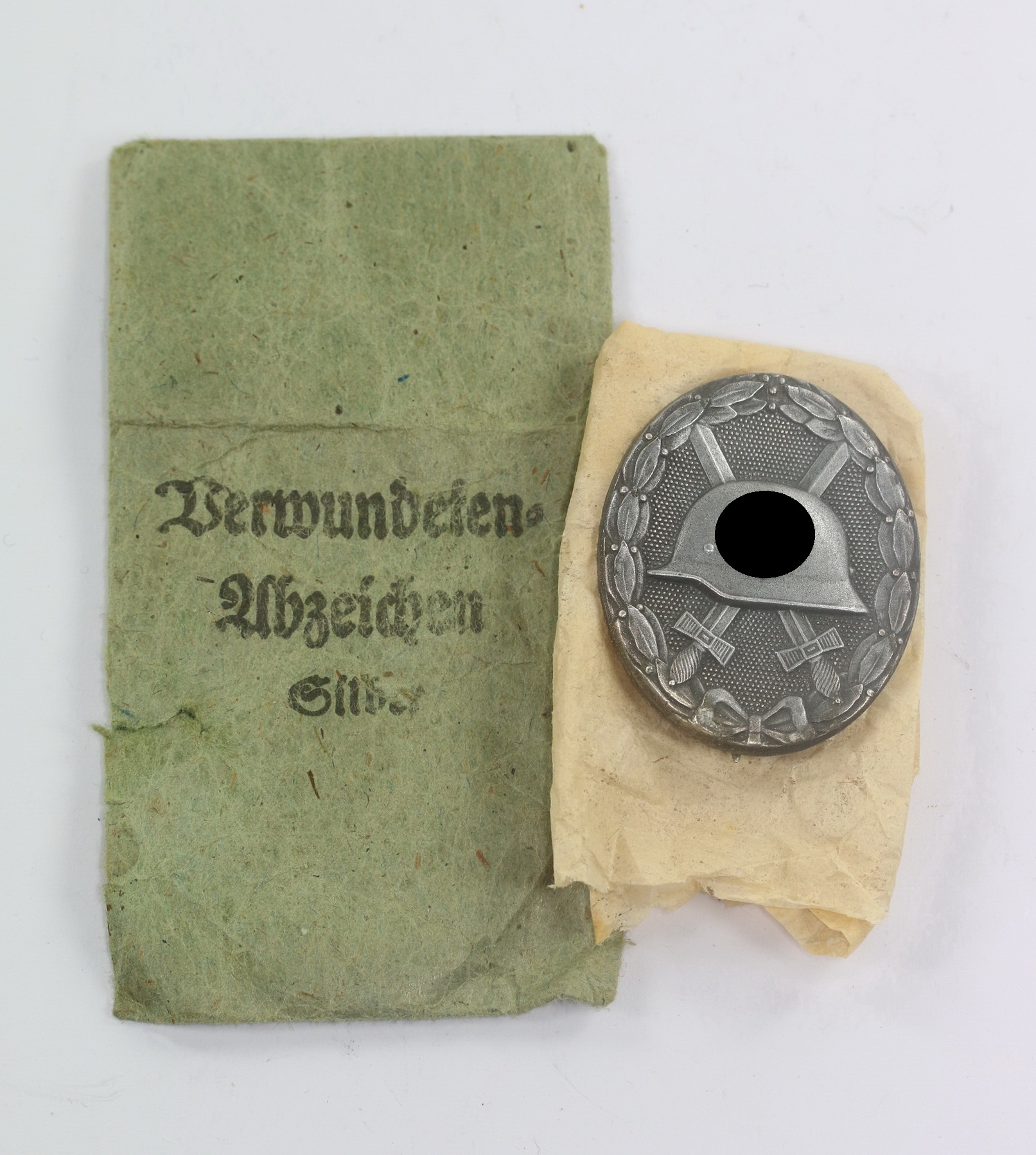 Silver Wound Badge 1939 in Envelope, Steinhauer & Lück Lüdenscheid – Bild 1
