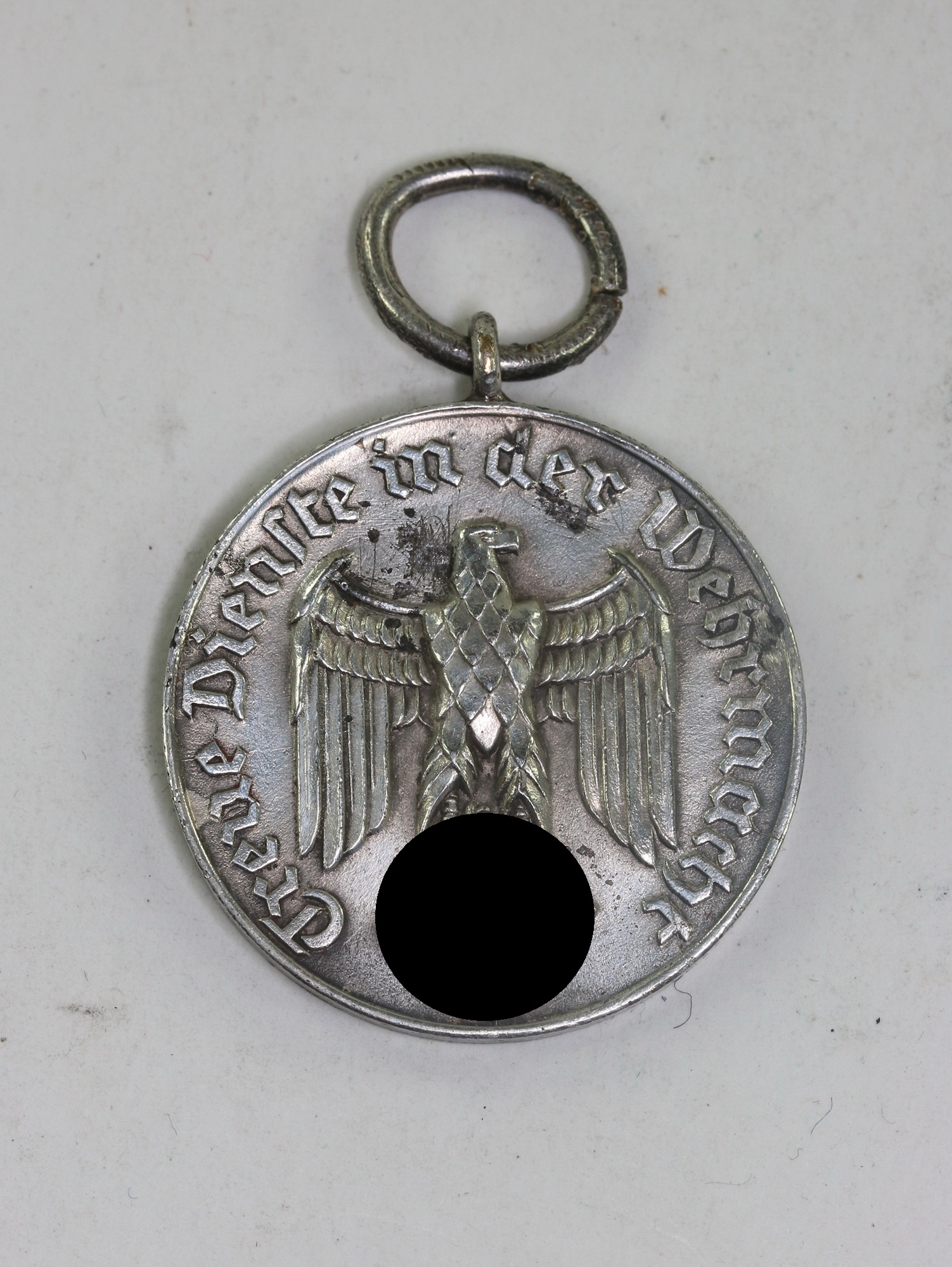 wehrmachtsdienstauszeichnung_f_r_4_jahre_treue_dienste_in_der_wehrmacht_1__11 Armed Forces Loyal Service Medal for Four Years. – Bild 1