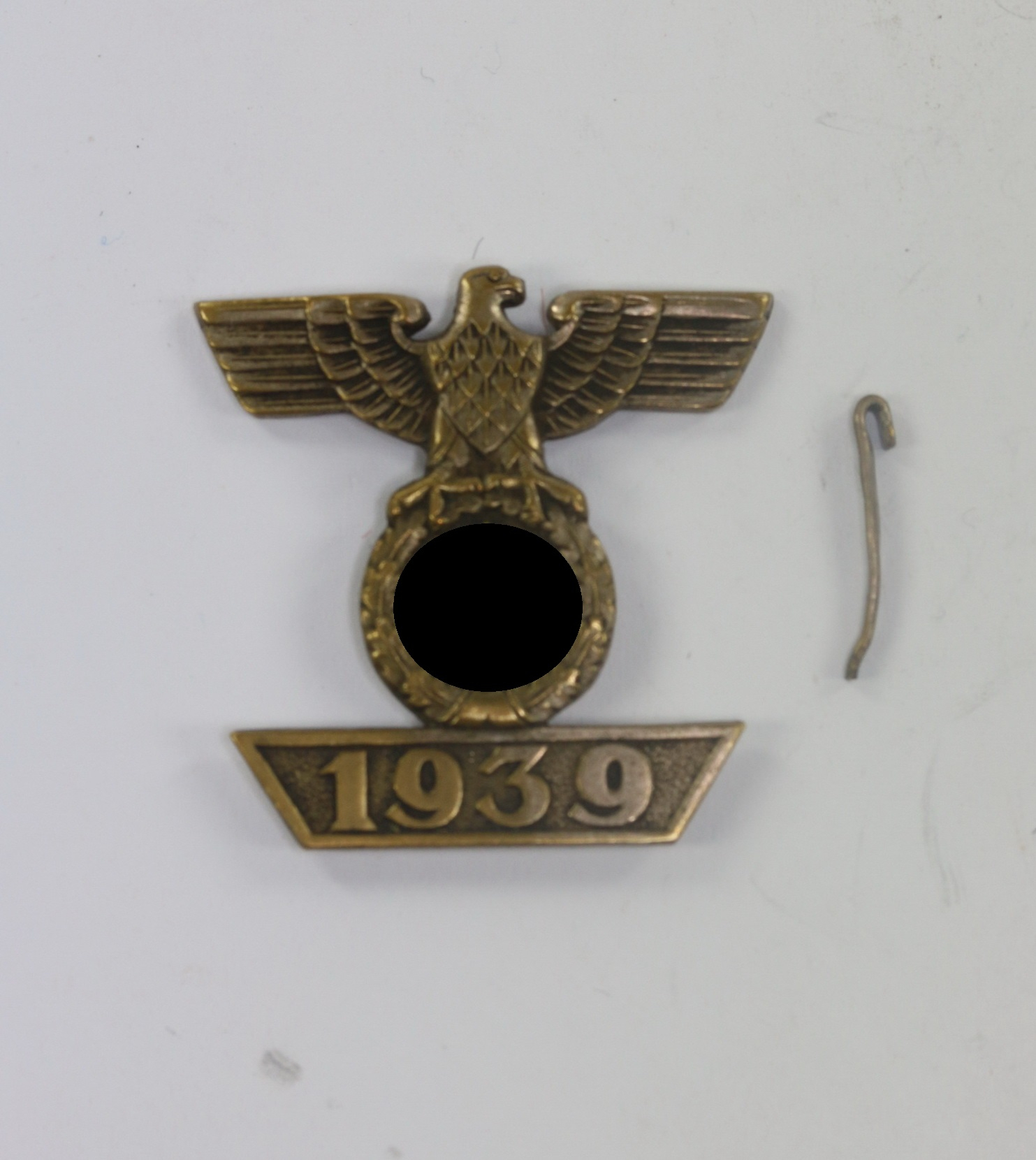 wiederholungsspange_2 Wiederholungsspange 2. Klasse 1939, 2 Splinte (!), Otto Schicke, Pforzheim – Bild 1