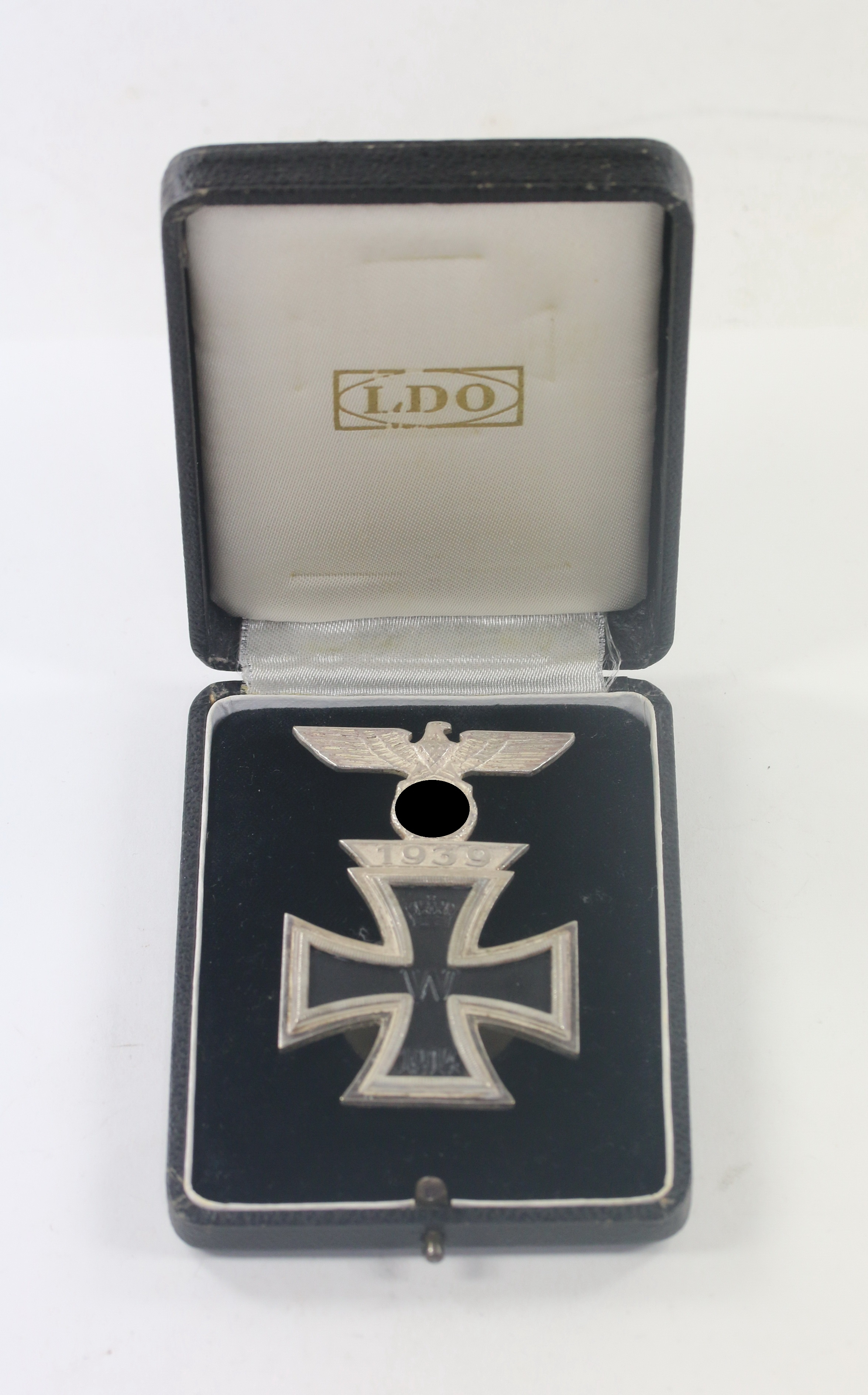 wiederholungsspangen_kombination_1939_hst LDO Cased Screwback Combination Iron Cross 1st Class 1914 with Repetition Clasp 1939. Maker L/18 (B.H Mayer) – Bild 1