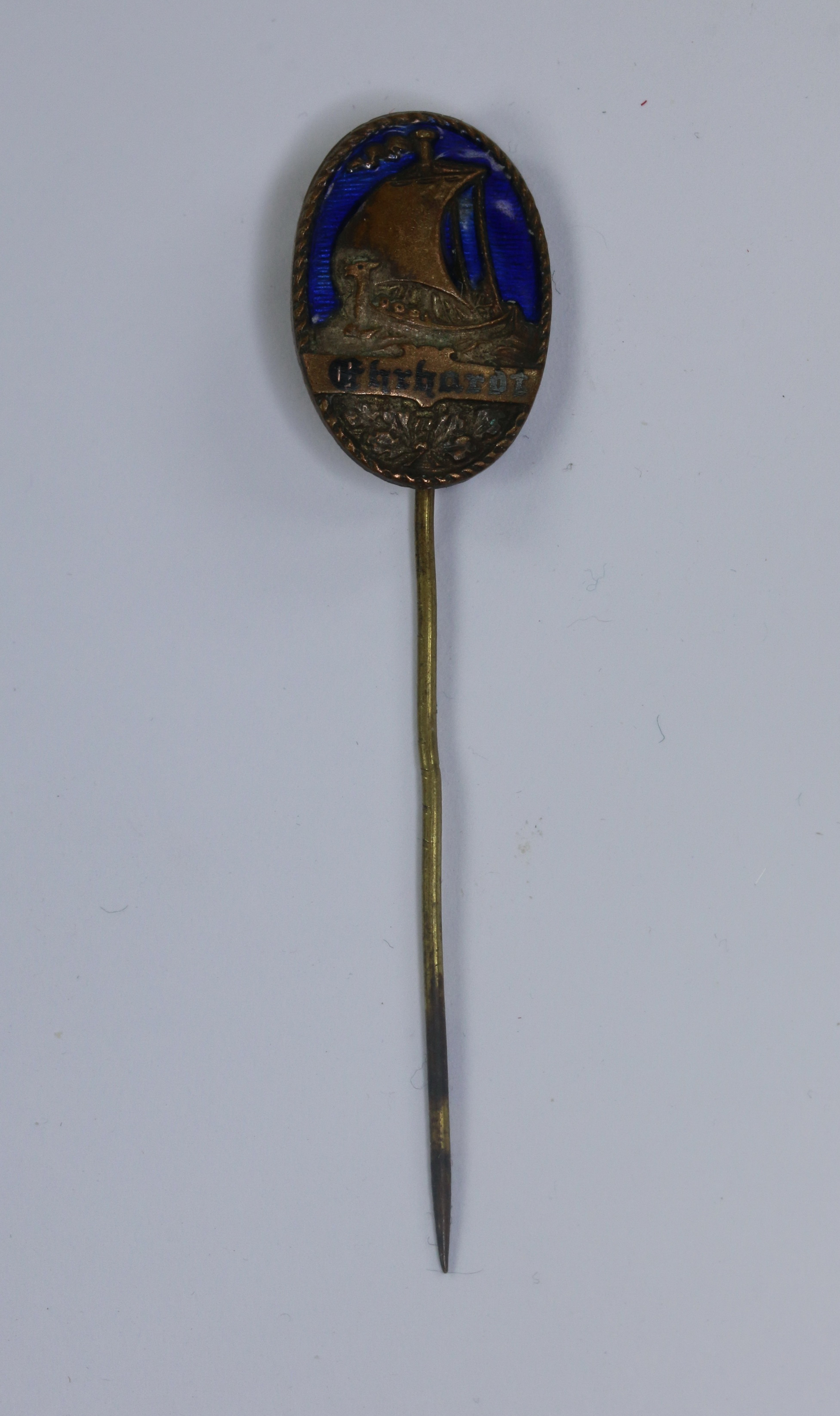 Lapel Badge, Marinebrigade Ehrhardt (Freikorps). Maker  MCM. TIMM Berlin C19 – Bild 1