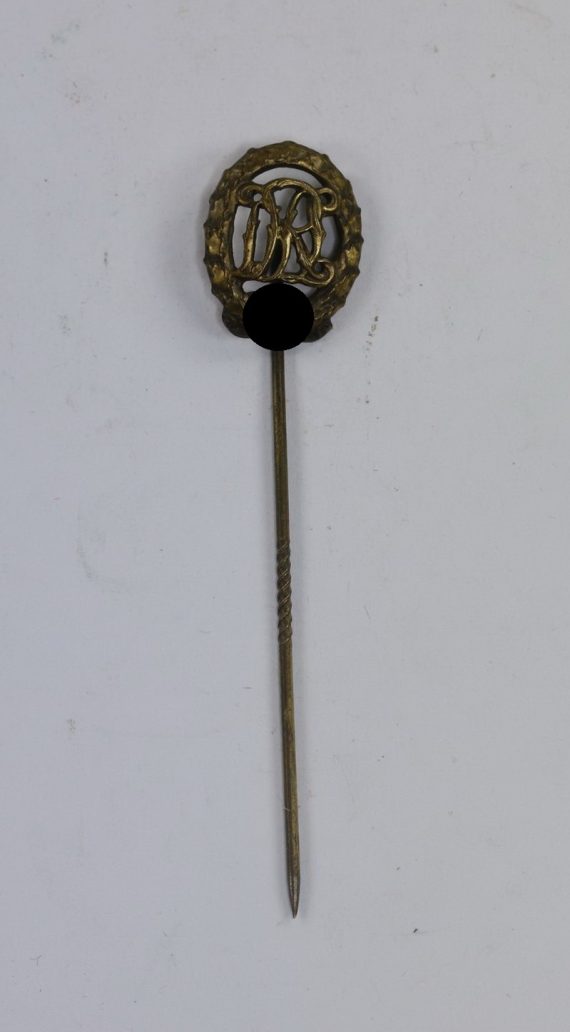 16 MM Miniatur Reichssportabzeichen in Bronze, Hst. Wernstein Jena (1)