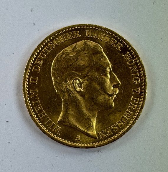 20 Reichsmark Gold 1913, Wilhelm II Deutscher Kaiser König von Preussen (1)