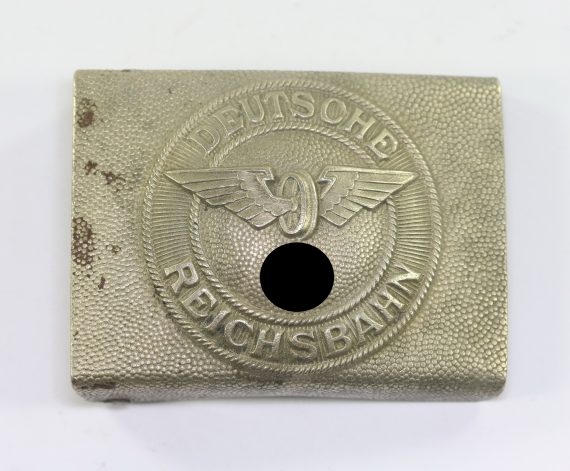 Bahnschutz Deutsche Reichsbahn (DR), Koppelschloss für Mannschaften (Neusilber) (1)