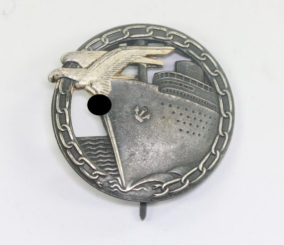 Blockadebrecher Abzeichen, Hst. Schwerin Berlin (Zink) (1)