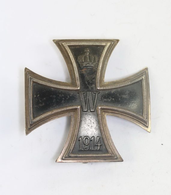 Eisernes Kreuz 1. Klasse 1914, Hst. Quadraht Punze (Carl Dellenius) (1)