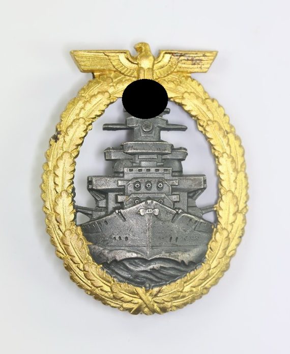 Frühes Flottenkriegsabzeichen, Hst. Schwerin Berlin (1)