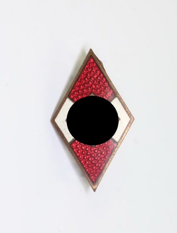 Hitlerjugend (HJ), Mitgliedsabzeichen, Hst. RZM M1172 (Walter & Henlein, Gablonz am Neisse) (1)