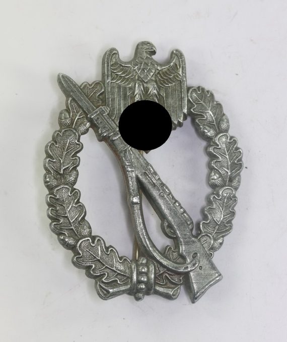 Infanterie Sturmabzeichen in Silber, Pillow Crimp Variante (1)