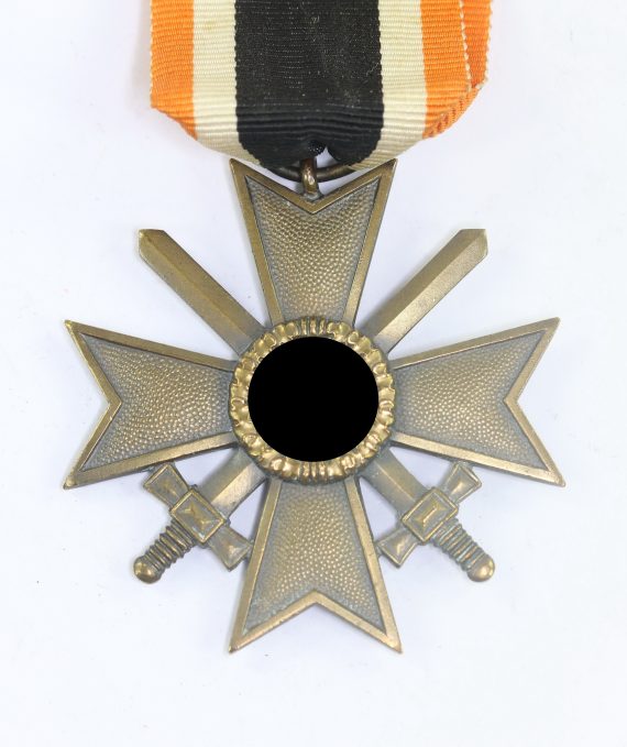 Kreigsverdienstkreuz 2. Klasse mit Schwertern, ohne Hersteller, oranges Band (1)