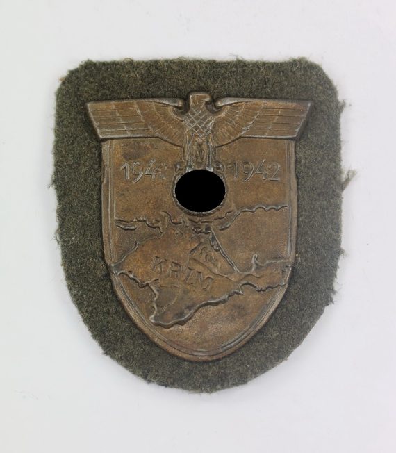 Krimschild auf Heeresstoff, J.C. Maedicke (Typ 3 (1)