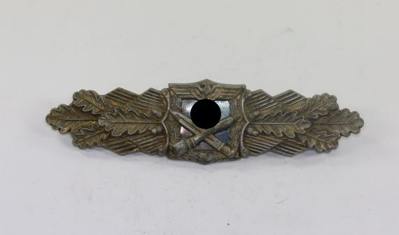 Nahkampfspange in Bronze, Deschler & Sohn, München (1)