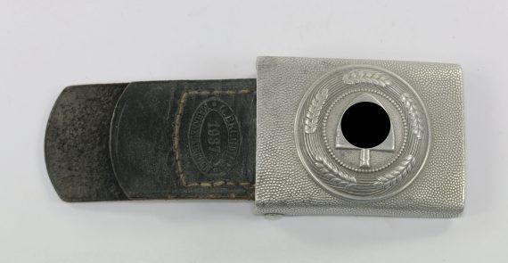 Reichsarbeitsdienst (RAD), Koppelschloß für Mannschaften, Hst. GB 37 (G. Brehmer Markneukirchen) (1)