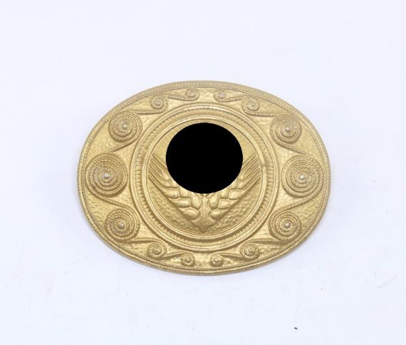 Reichsarbeitsdienst der weiblichen Jugend ( RADwJ ), Erinnerungs-Brosche in Gold, Hst. A 38 (Aluminium) (1)