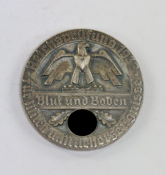 Reichsnährstand Blut und Boden, Große Siegermedaille Reichsprüfung 1939 für Milch und Milcherzeignisse - Milch (1)