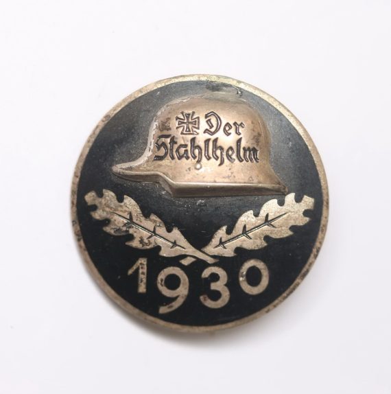 Stahlhelmbund, Eintrittsabzeichen 1930, Hst. STH, A (Alpaka) (1)