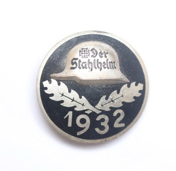 Stahlhelmbund, Eintrittsabzeichen 1932, Hst. STH, A (Alpaka) (1)