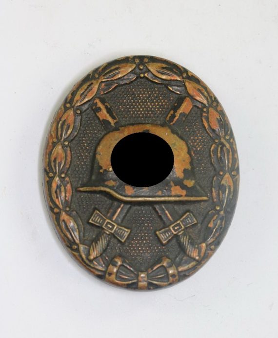 Verwundetenabzeichen in Schwarz 1939, ohne Hersteller (Buntmetall) (1)